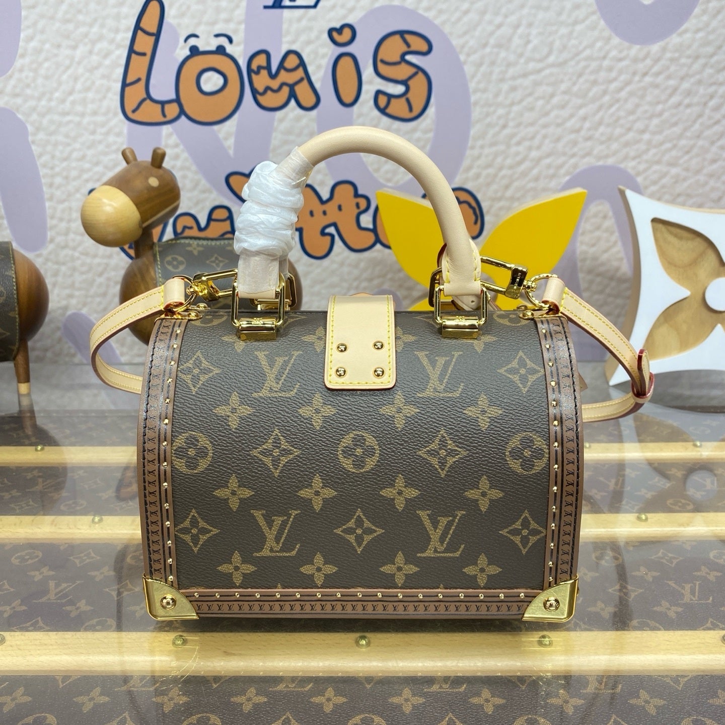 Louis Vuitton Speedy Trunk 20/25 – Monogram Canvas Bag with Cowhide Leather and Gold Hardware