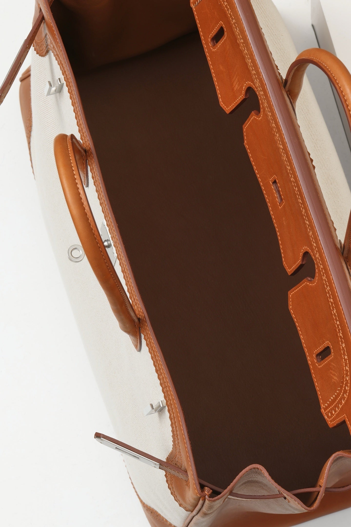 Hermès Birkin Ghillies 35 Canvas & Leather