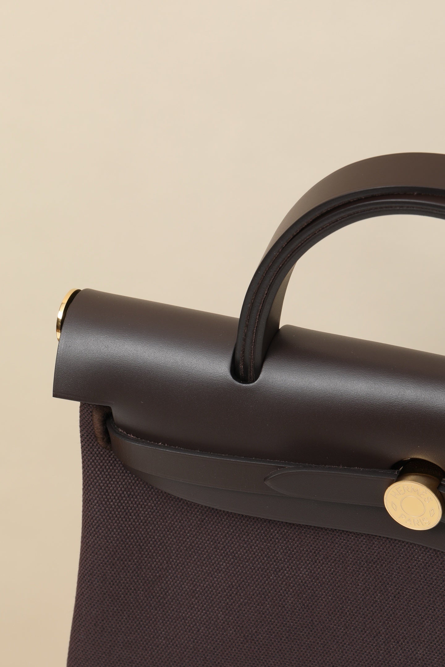 Hermès Herbag Zip 31 Casual Canvas & Leather Bag