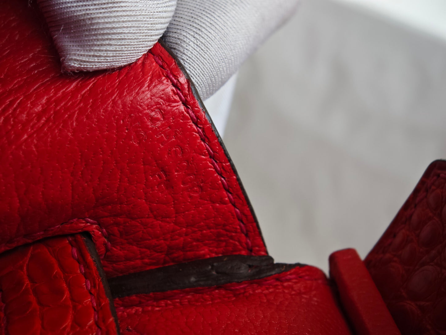 Hermès Birkin Red Crocodile Gold Hardware