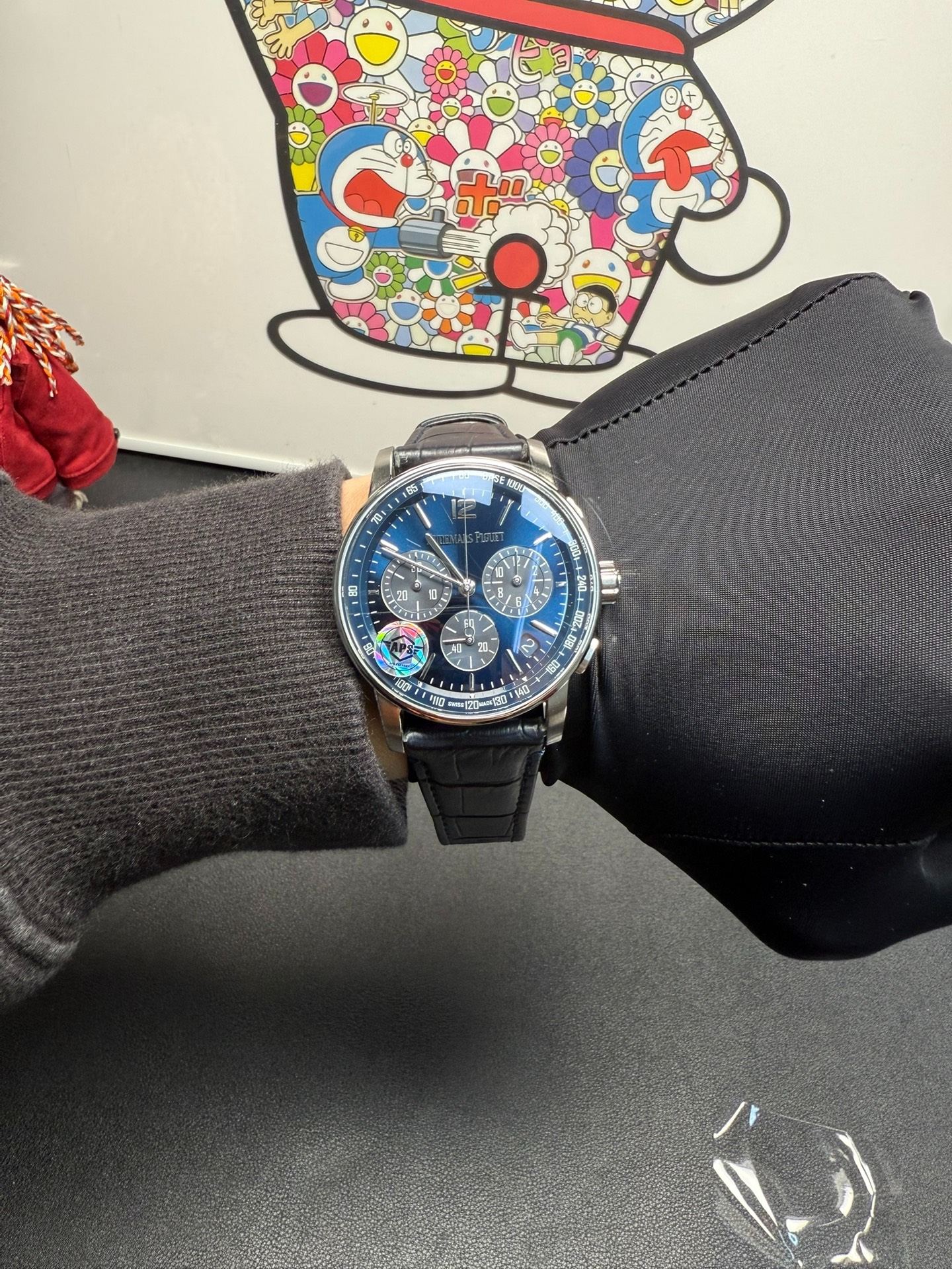 Audemars Piguet Code 11.59 Selfwinding Chronograph in White Gold with Smoked Blue Dial