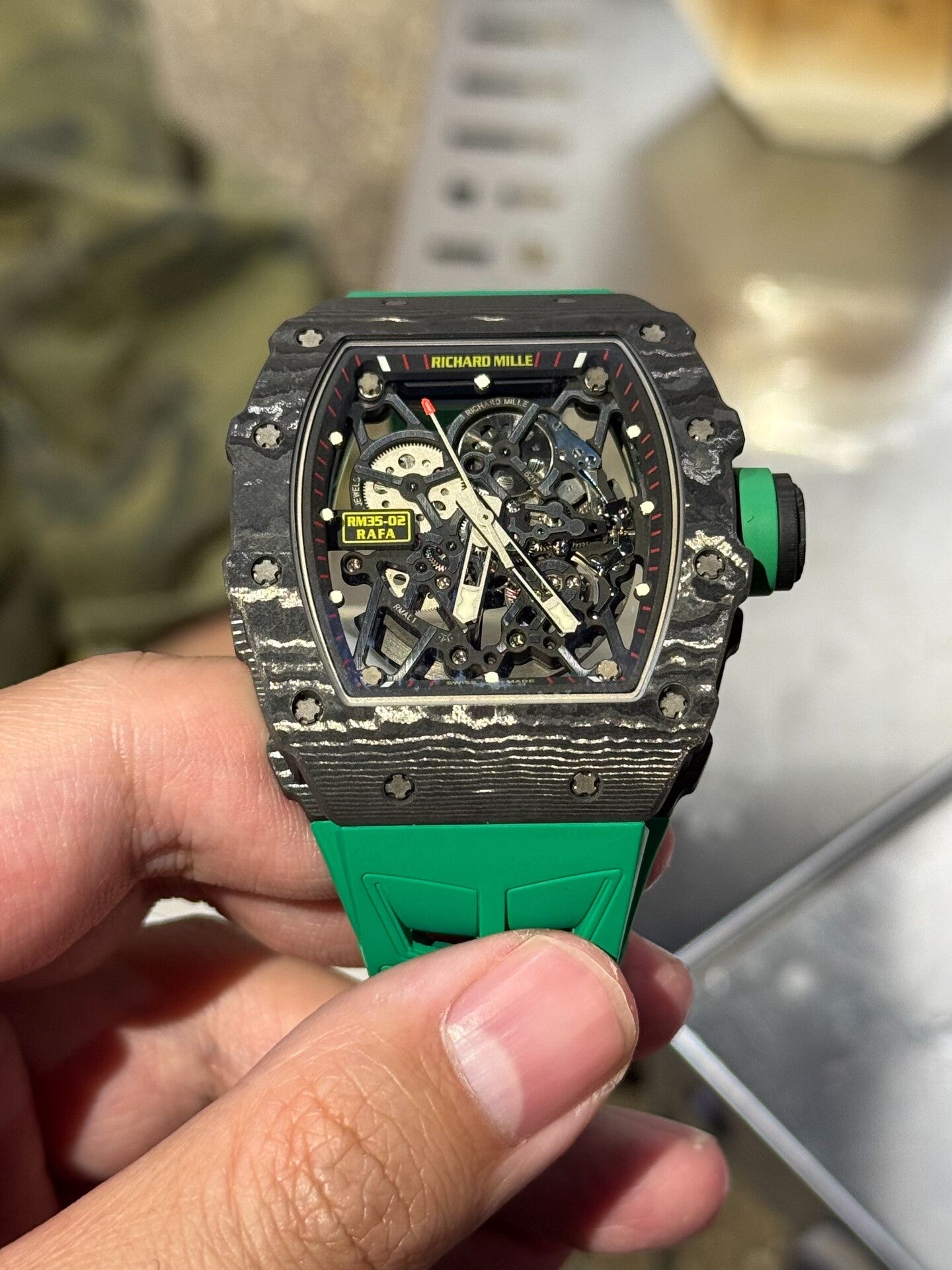 Richard Mille RM 35-02 Rafael Nadal – Automatic Skeletonized Luxury Sports Watch