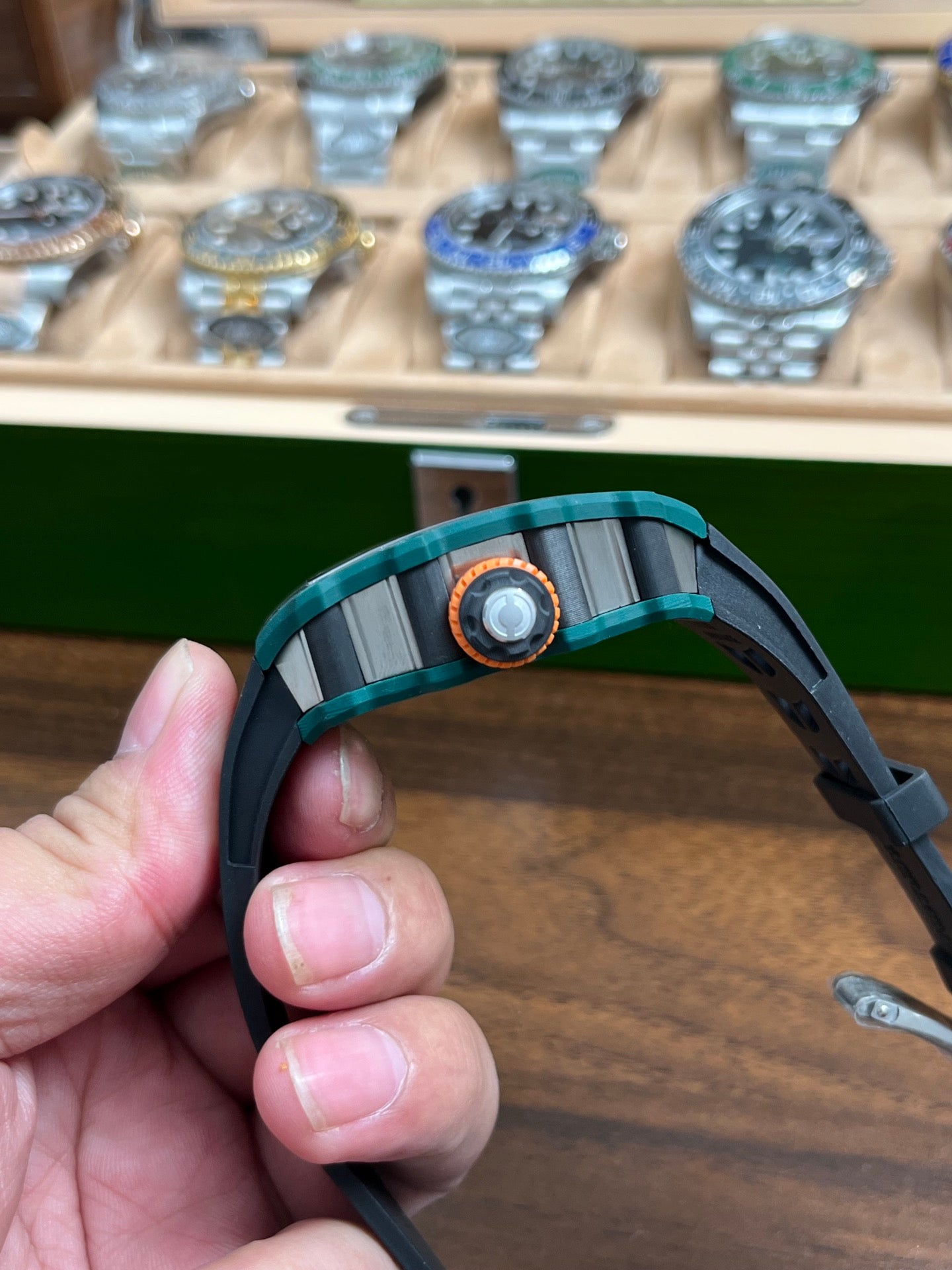 Richard Mille RM 21-02 Tourbillon Aérodyne Green Quartz TPT