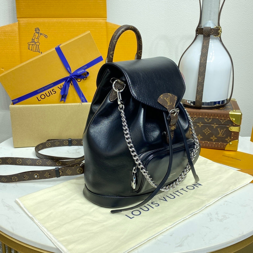 Louis Vuitton Montsouris Backpack Luxury LV Monogram Bag