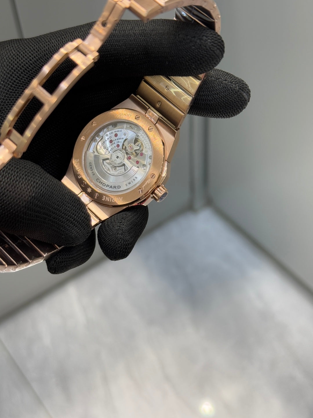 Chopard Alpine Eagle 41mm Ethical Rose Gold Blue Dial