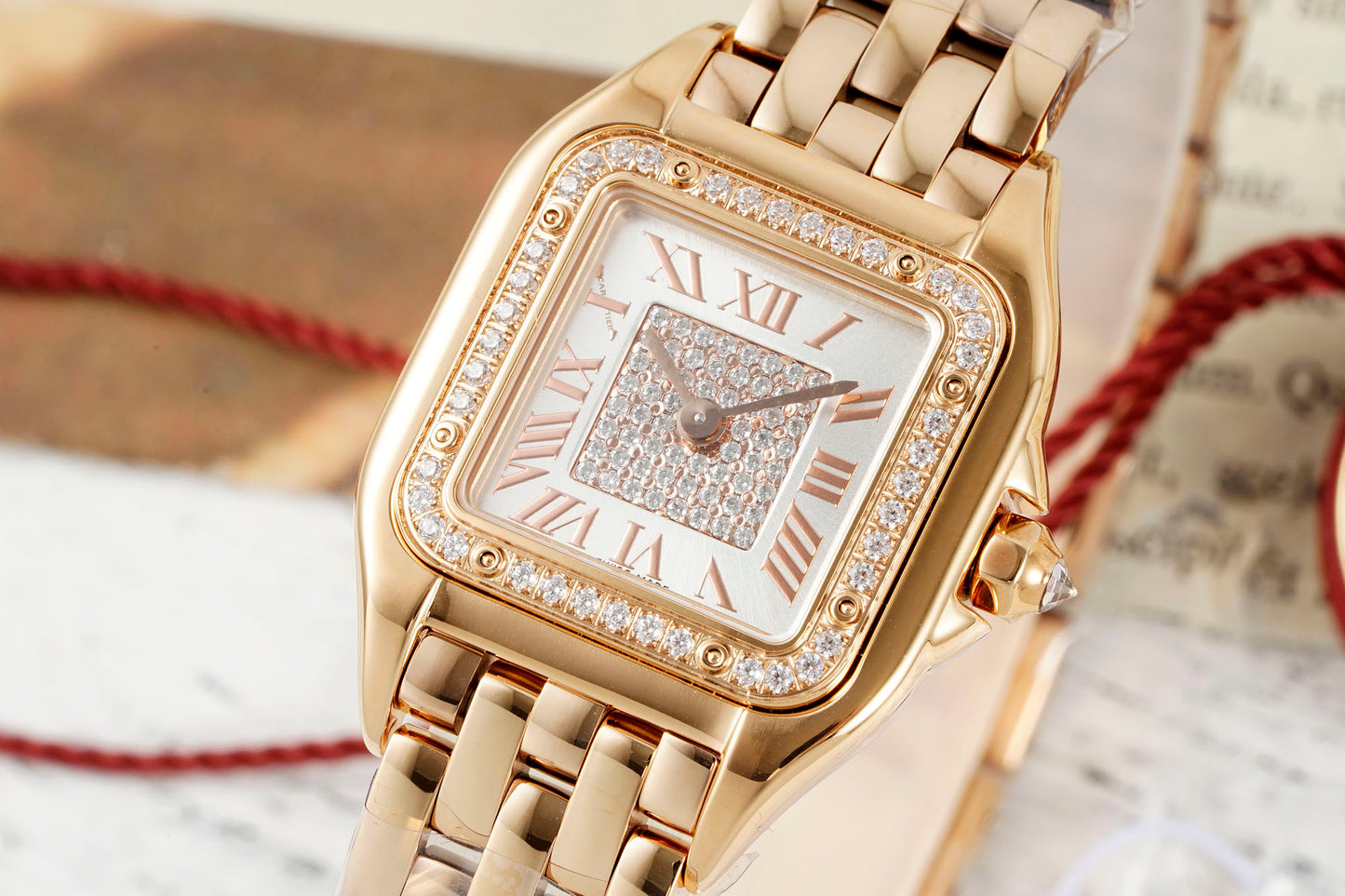 Panthère de Cartier Small Model – 18K Rose Gold with 36 Brilliant-Cut Diamonds