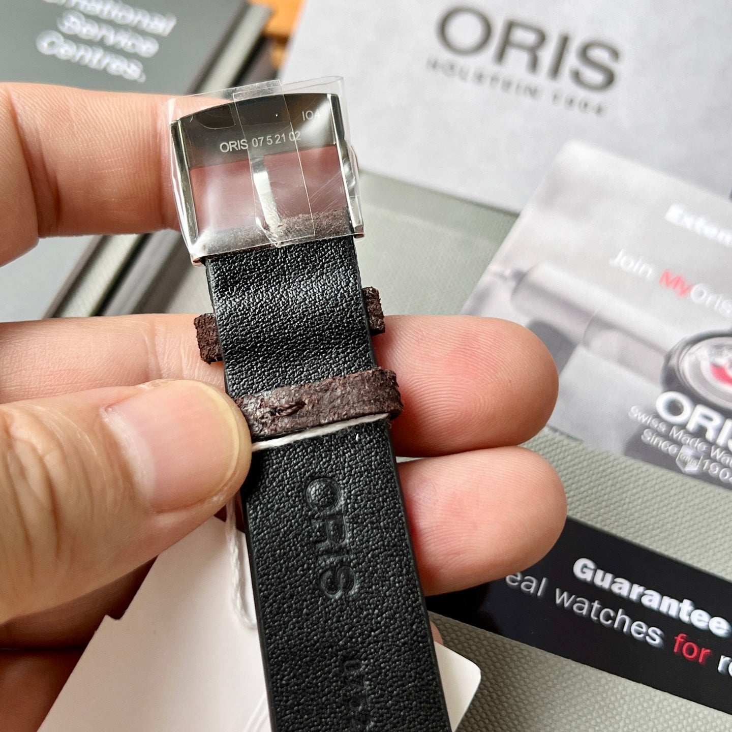 Oris Divers Sixty-Five Automatic Men’s Watch with Green Dial & Brown Leather Strap