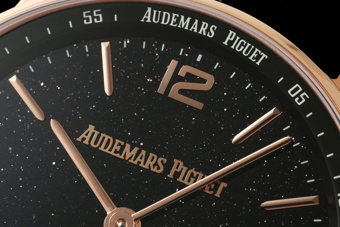 Audemars Piguet Code 11.59 Selfwinding Flying Tourbillon – 18K Pink Gold, Black Aventurine Dial, Black Alligator Strap