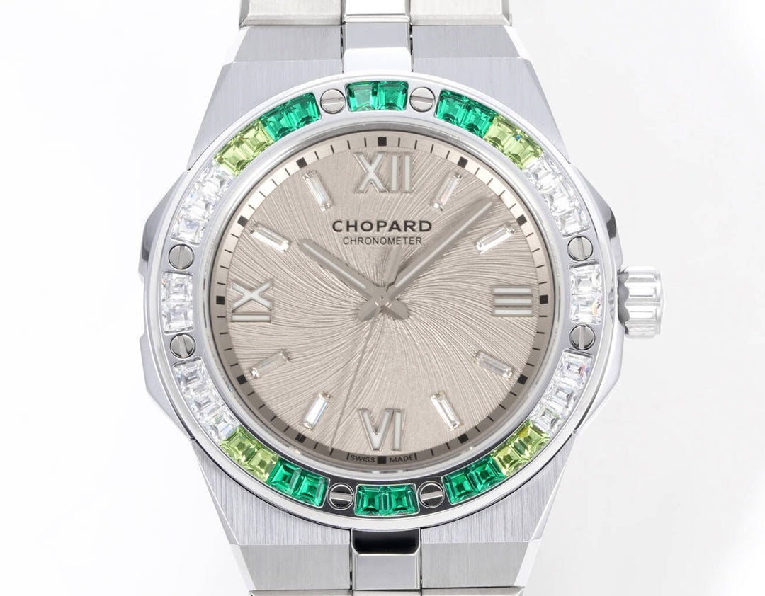 Chopard Alpine Eagle – Diamond and Emerald-Set Bezel Luxury Watch