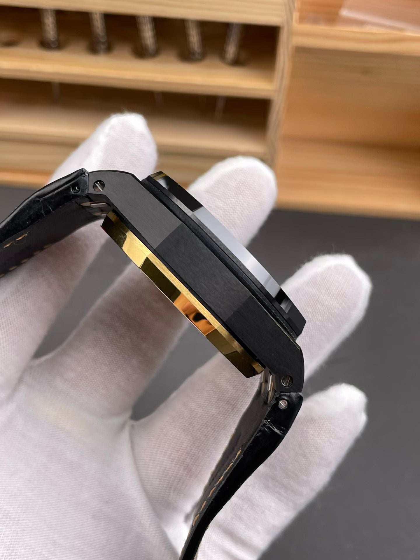 Audemars Piguet Royal Oak Offshore Chronograph in Black & Gold Tones