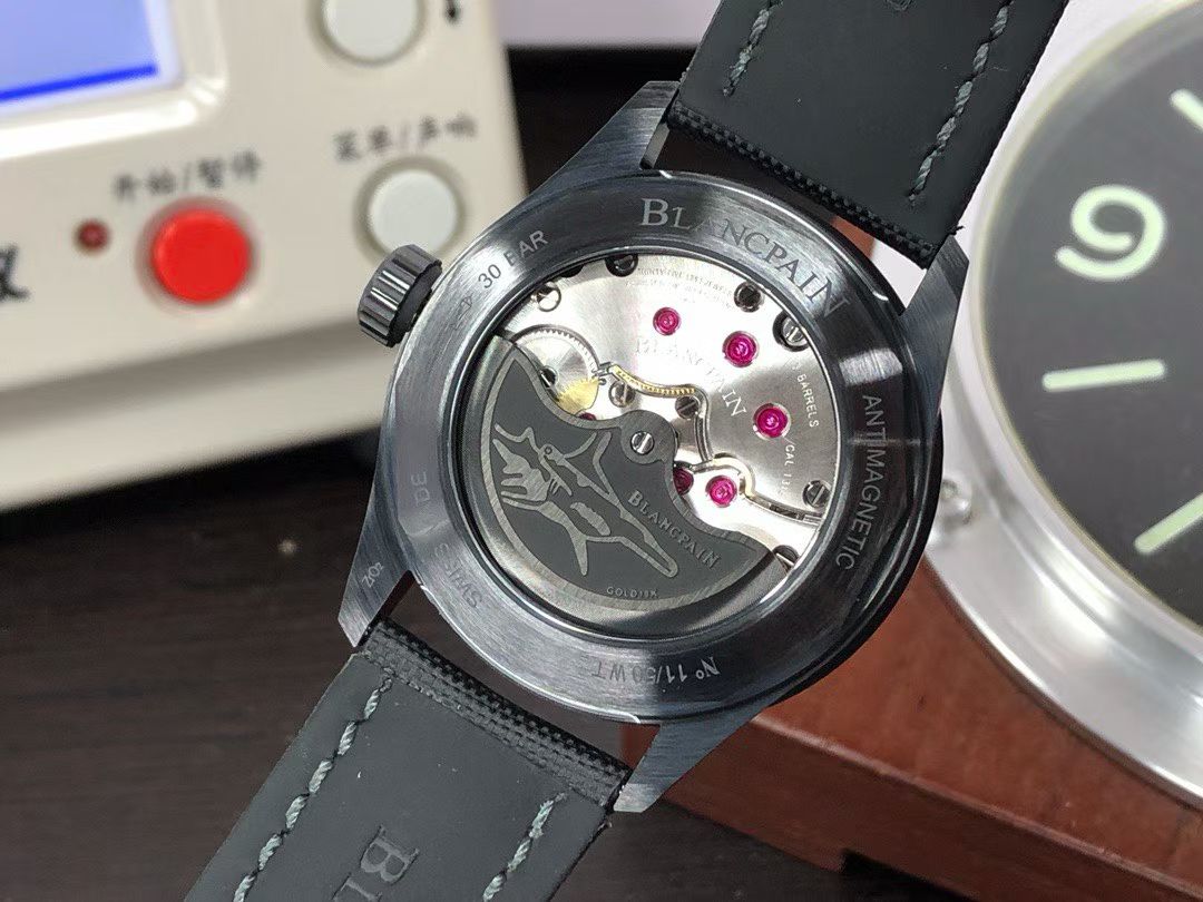 Blancpain Fifty Fathoms Bathyscaphe – Green Dial, Black Ceramic Case