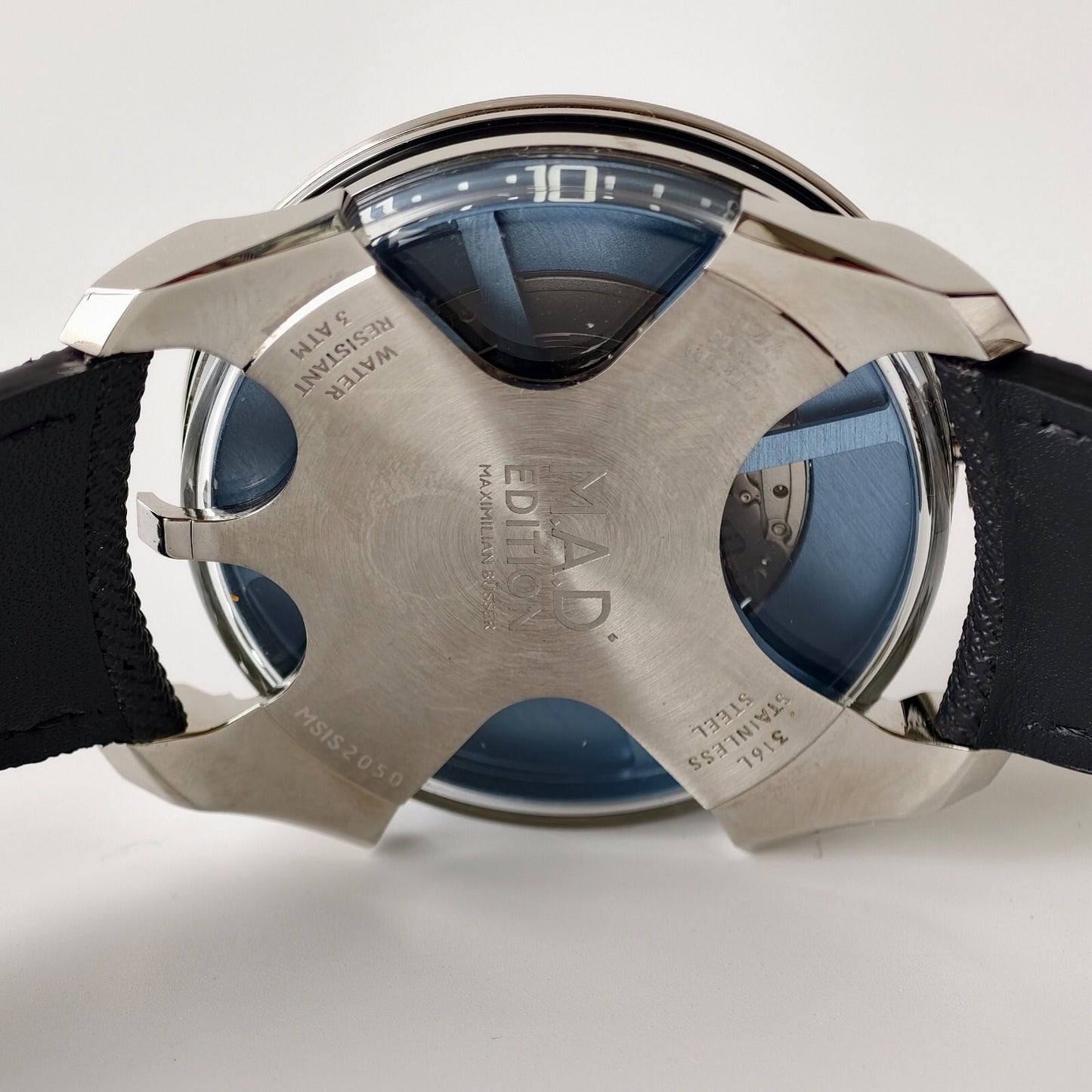 MB&F M.A.D.1S 42mm Stainless Steel Blue Dial Watch