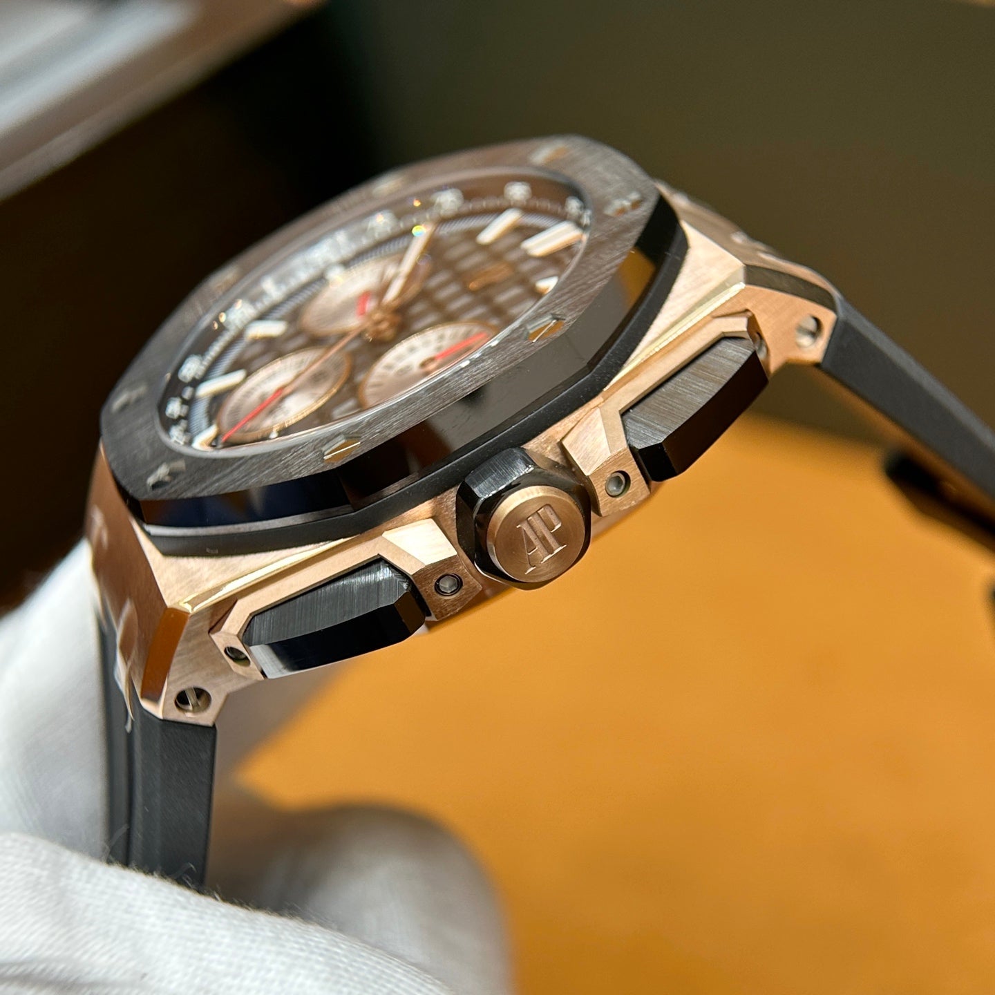 Audemars Piguet Royal Oak Offshore Chronograph 43mm Pink Gold Luxury Watch