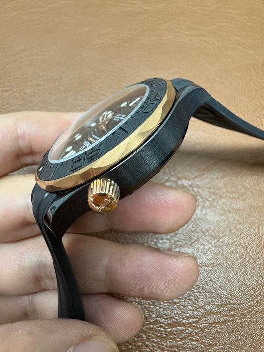 Omega Seamaster Diver 300M Black Ceramic Sedna Gold