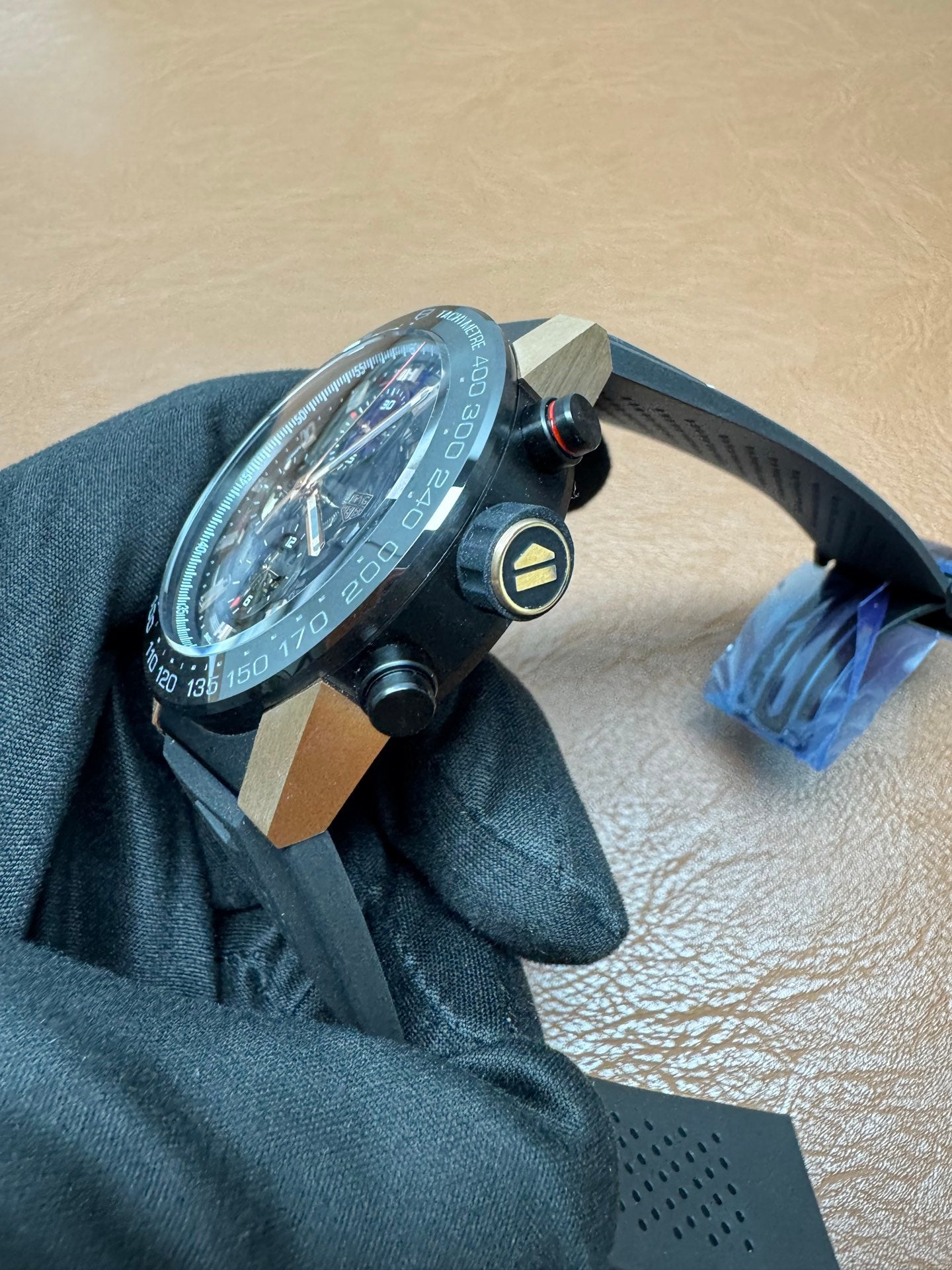 TAG Heuer Carrera Chronograph 45mm Titanium & Rose Gold