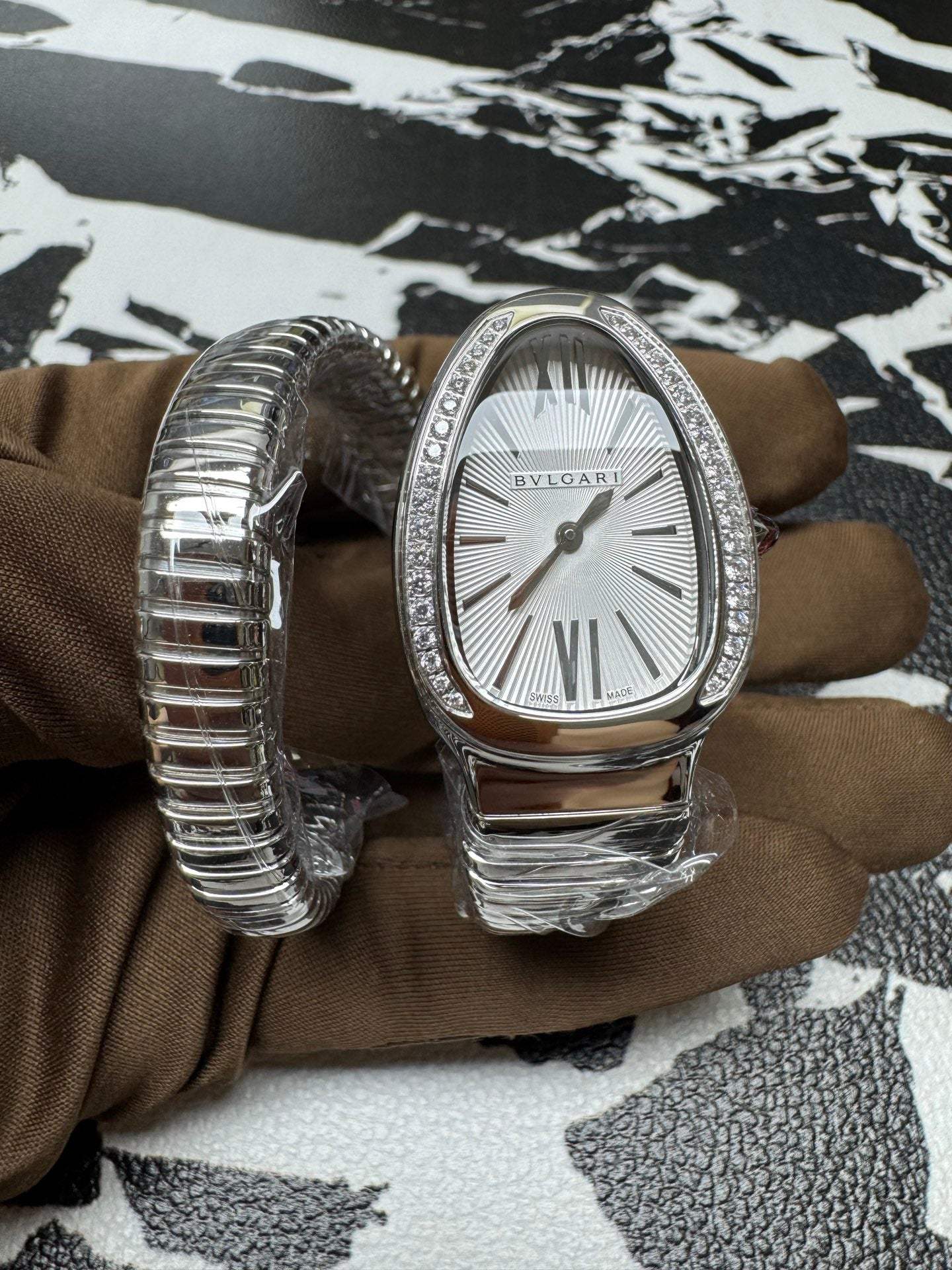 BVLGARI Serpenti Seduttori Diamond Bezel Luxury Watch