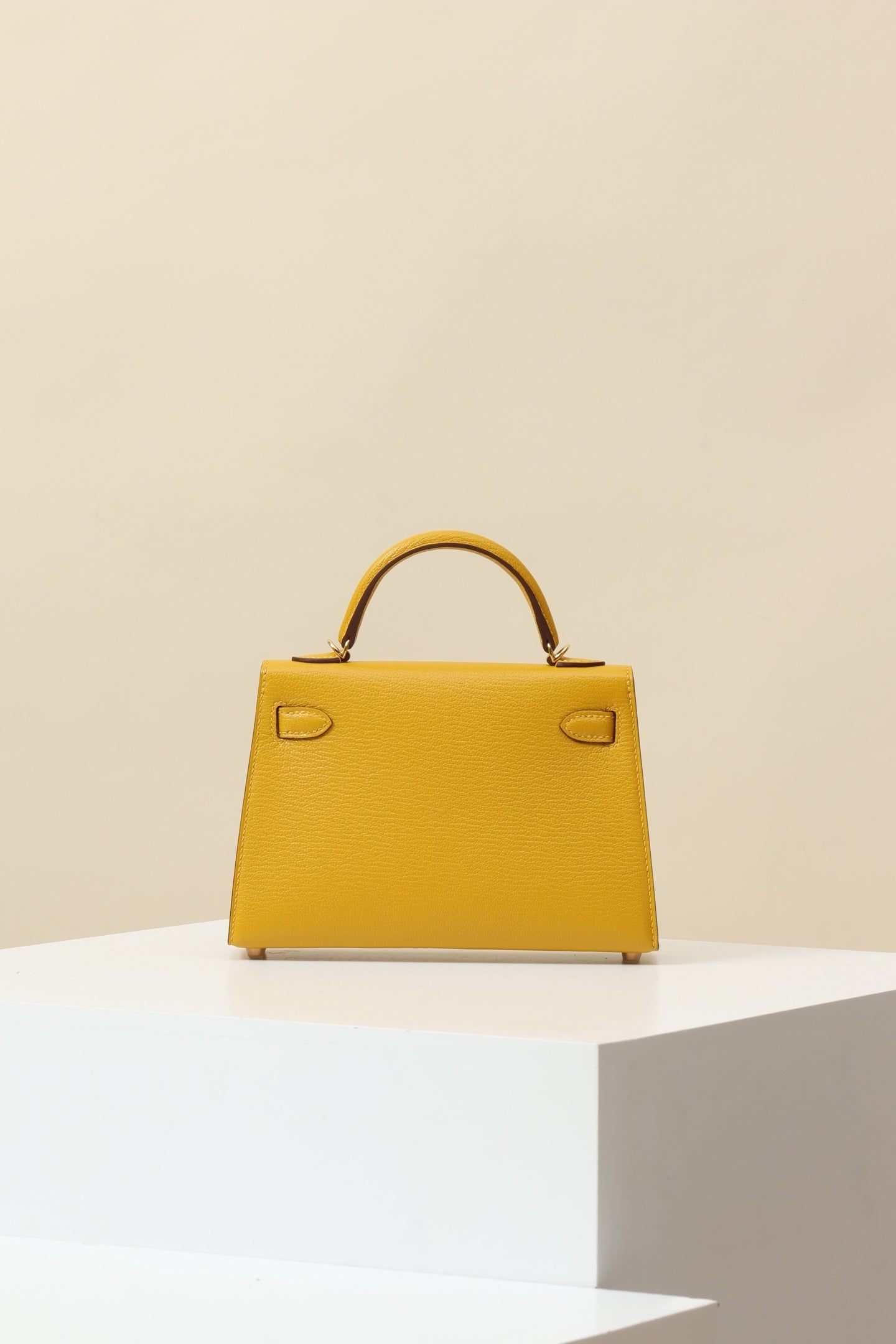 Hermès Mini Kelly 20 Yellow Epsom Leather
