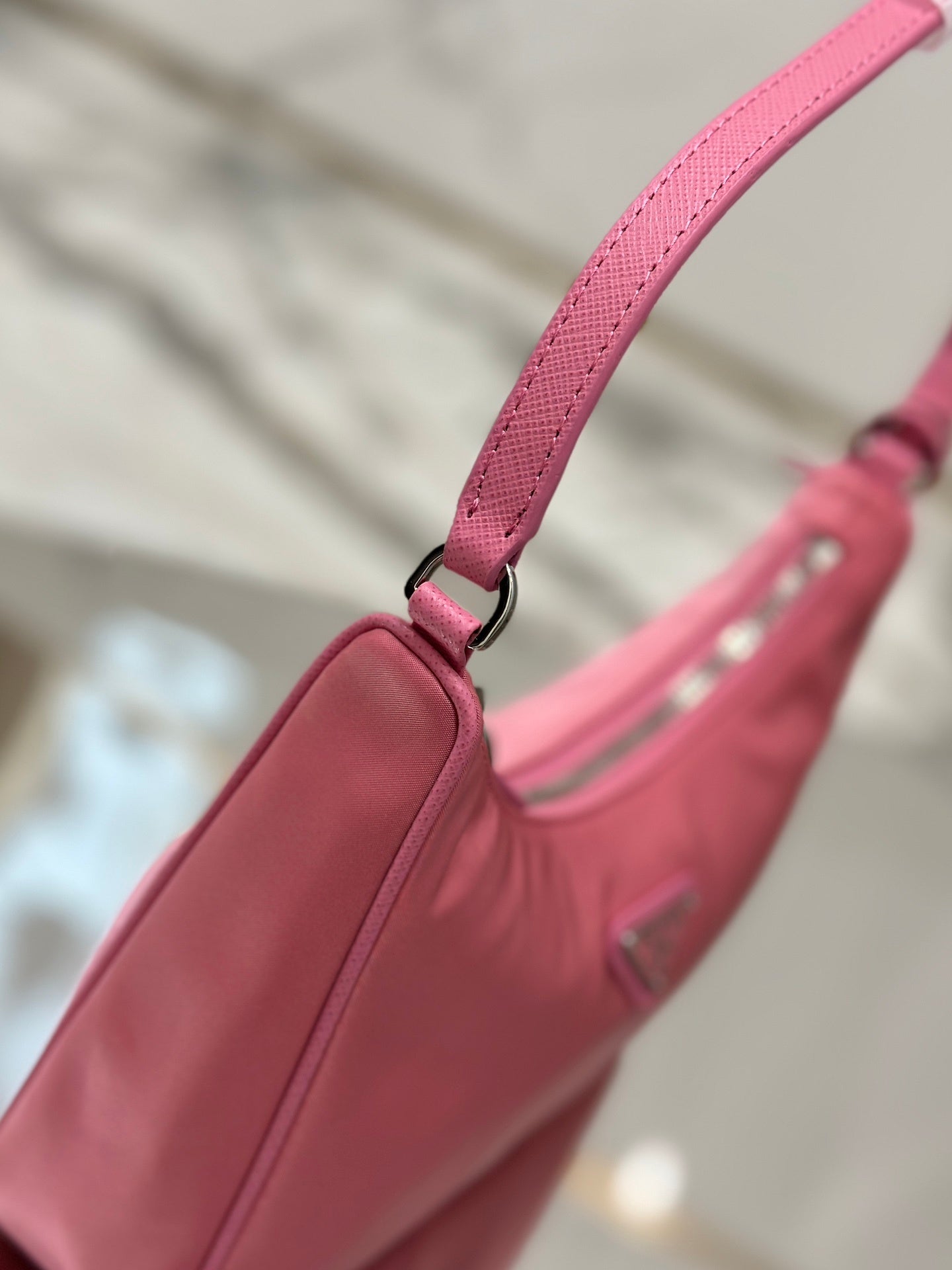 Prada Re-Edition 2005 Re-Nylon Shoulder Bag – Pink