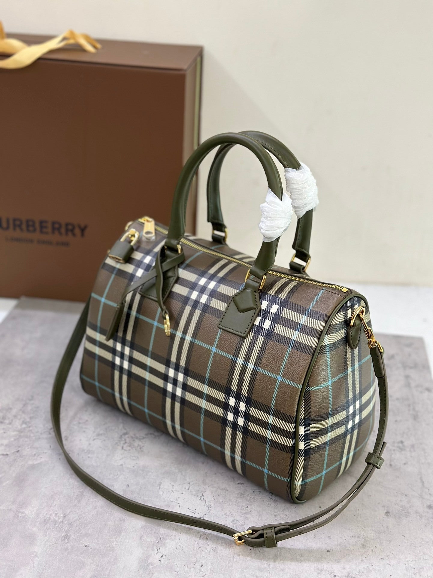 Burberry Murray Archive Beige Check Nylon Backpack
