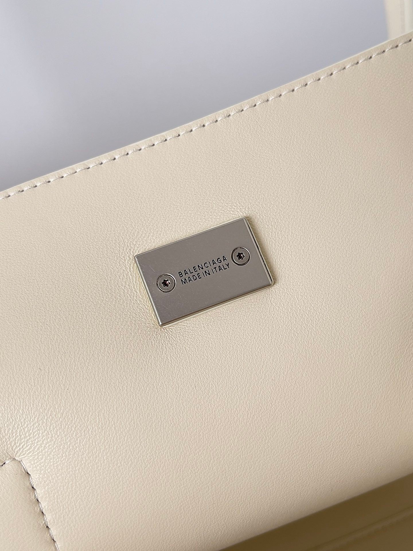 Balenciaga Bel Air Carry All Calfskin Silver Hardware