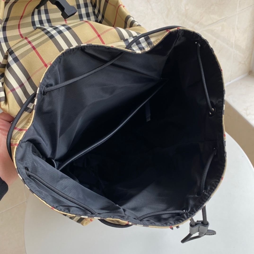 Burberry Murray Archive Beige Check Nylon Backpack