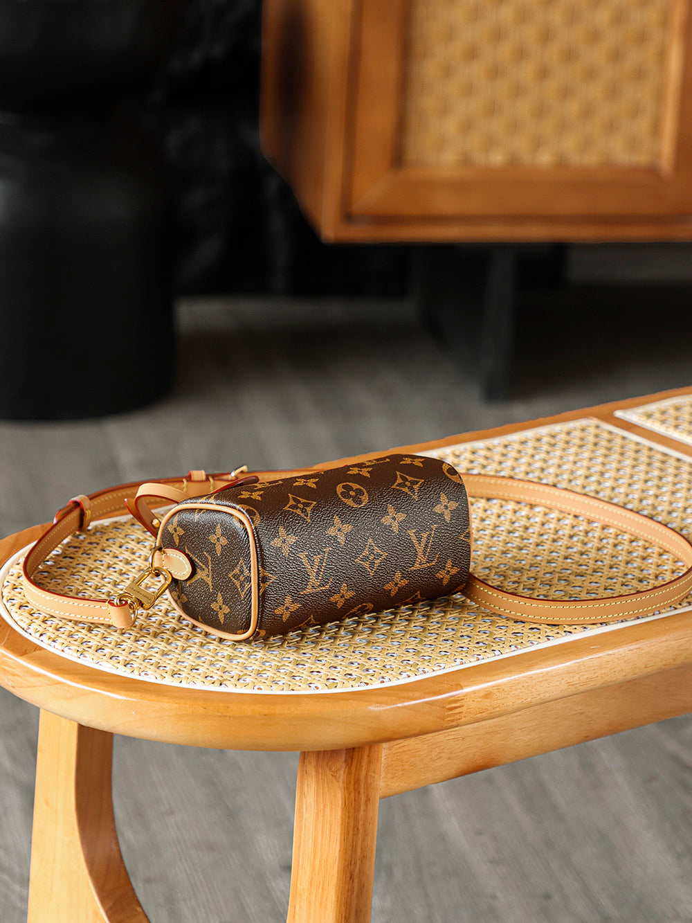 Louis Vuitton Nano Speedy Bag – Monogram Canvas with Cowhide Leather Trim