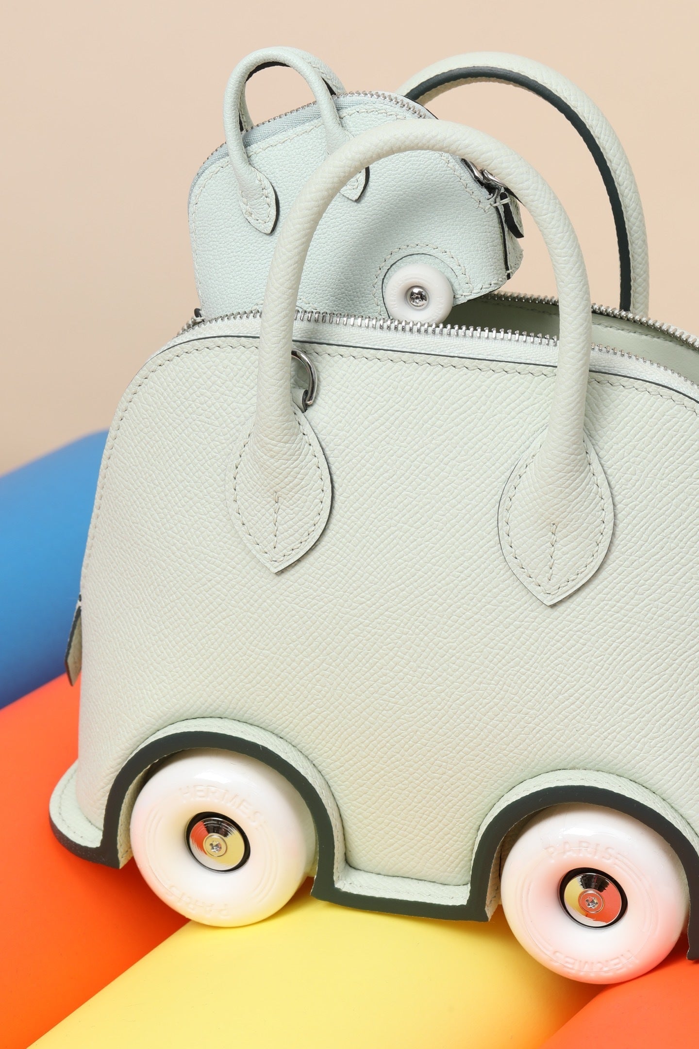 Hermès Bolide on Wheels – Iconic Designer Bag with Miniature Wheels