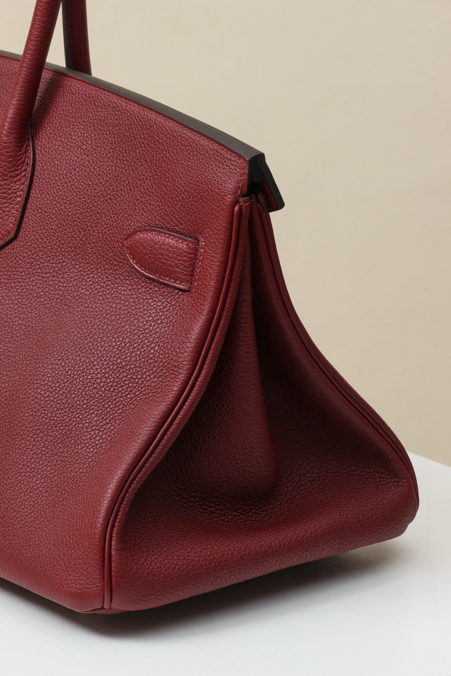 Hermès Birkin 35 Rouge H Leather with Palladium Hardware