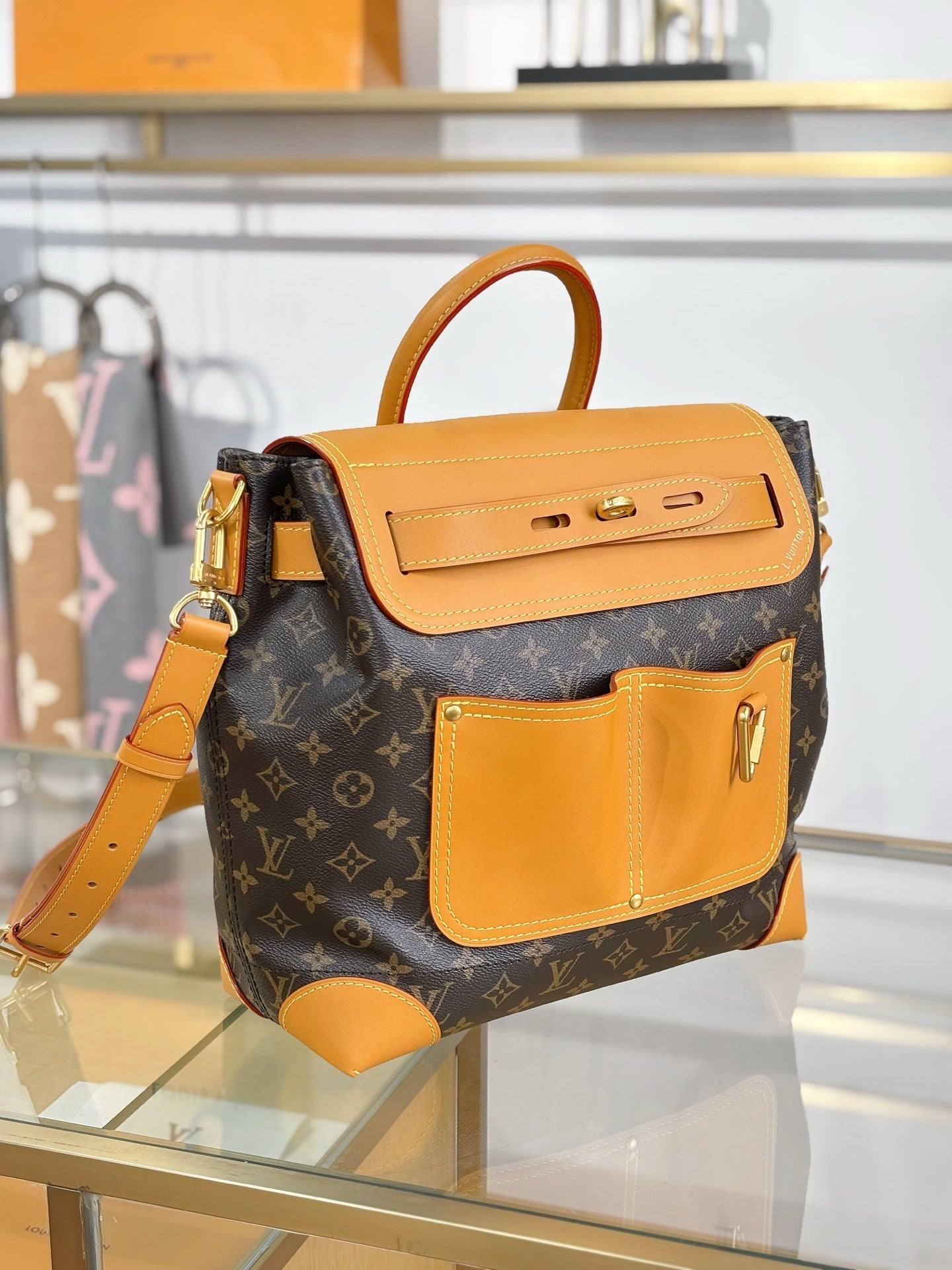 Louis Vuitton Steamer 30 Bag – Monogram Canvas with Cowhide Leather Trim