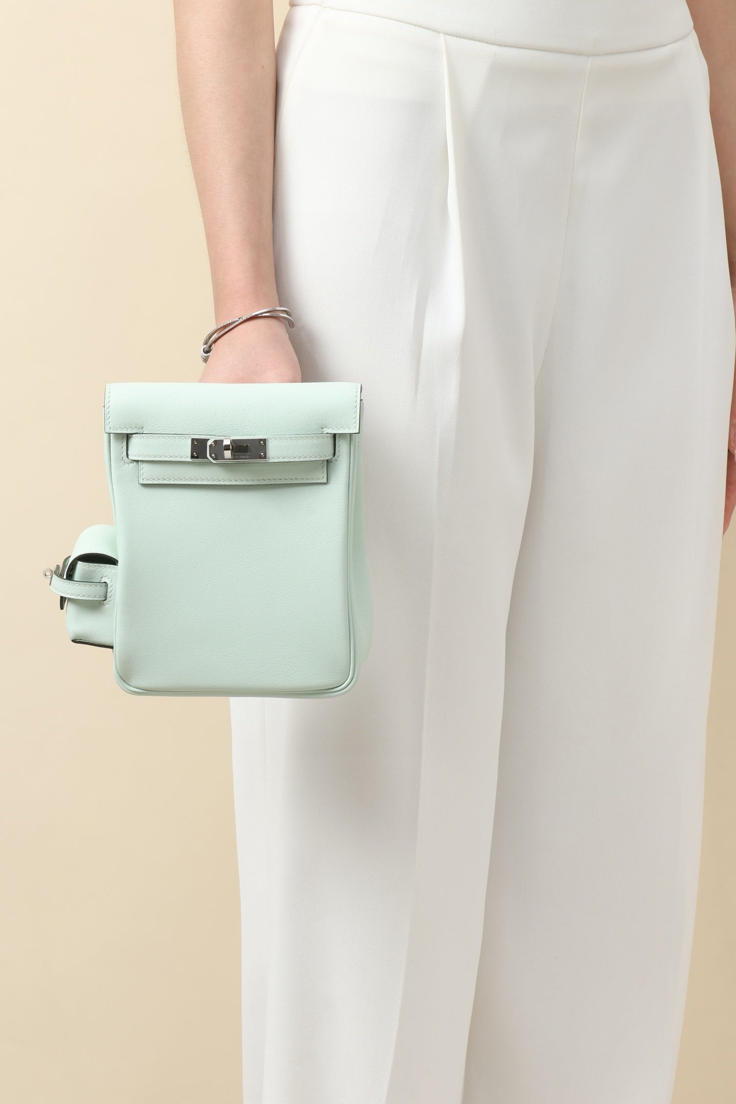 Hermès Kelly Jump Vert Peppermint Backpack