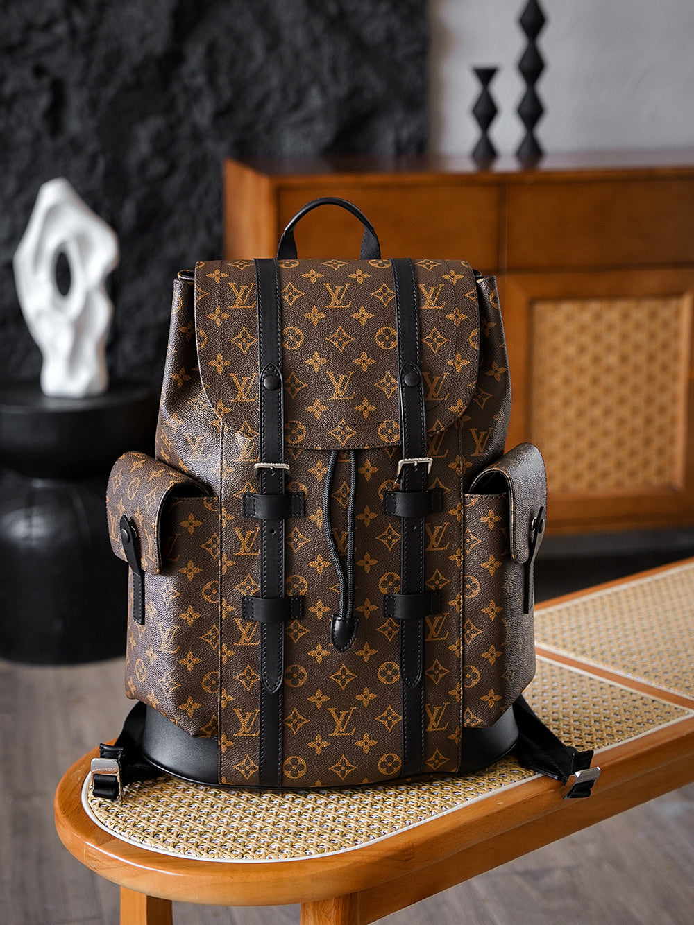 Louis Vuitton Christopher MM Backpack in Monogram Canvas