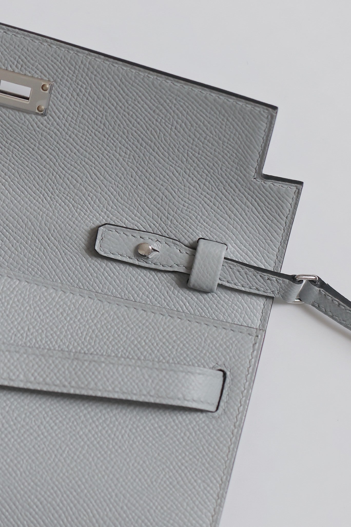 Hermès Kelly Classique To Go Bleu Glacier Epsom