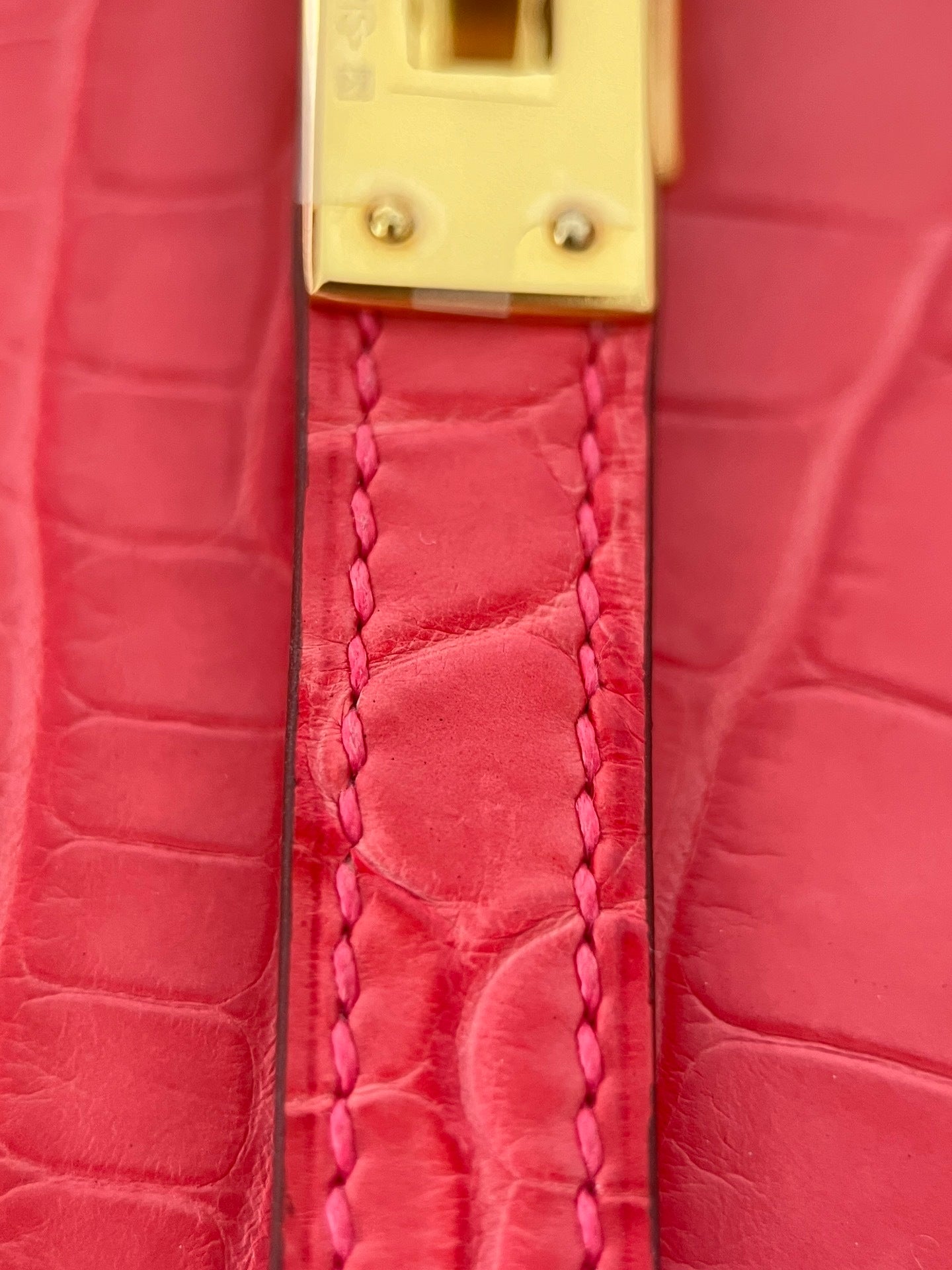 Hermès Kelly 25 Bougainvillea Matte Alligator