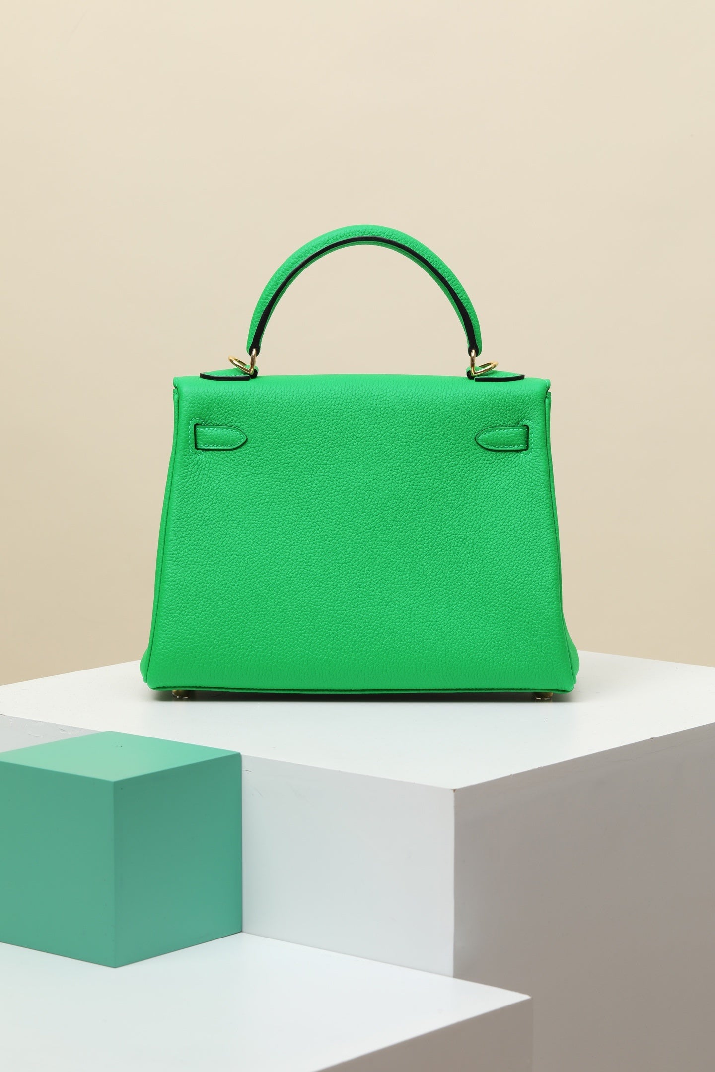 Hermès Kelly Bambou Green Togo Gold Hardware