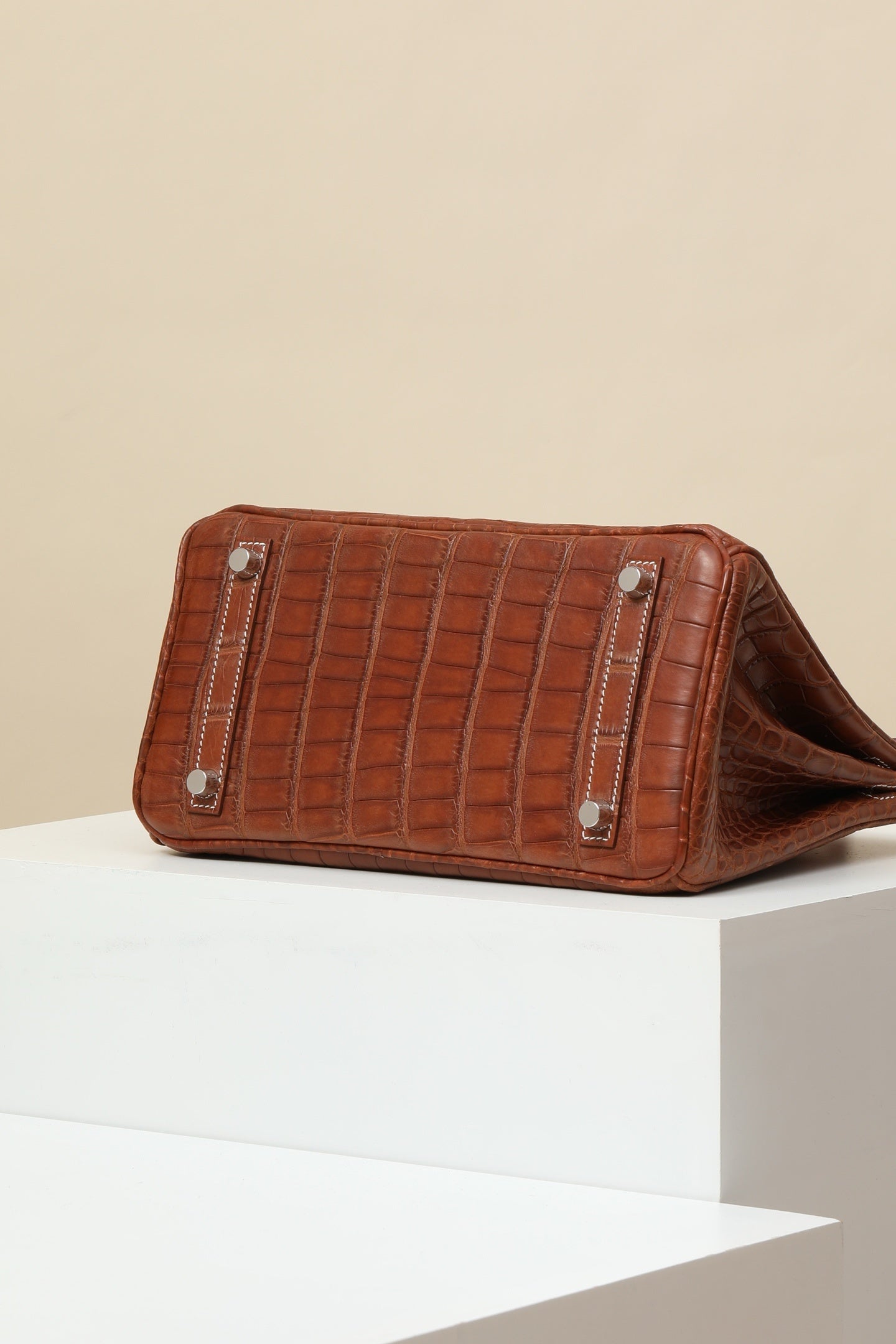 Hermès Birkin 35 Matte Fauve Barenia Alligator