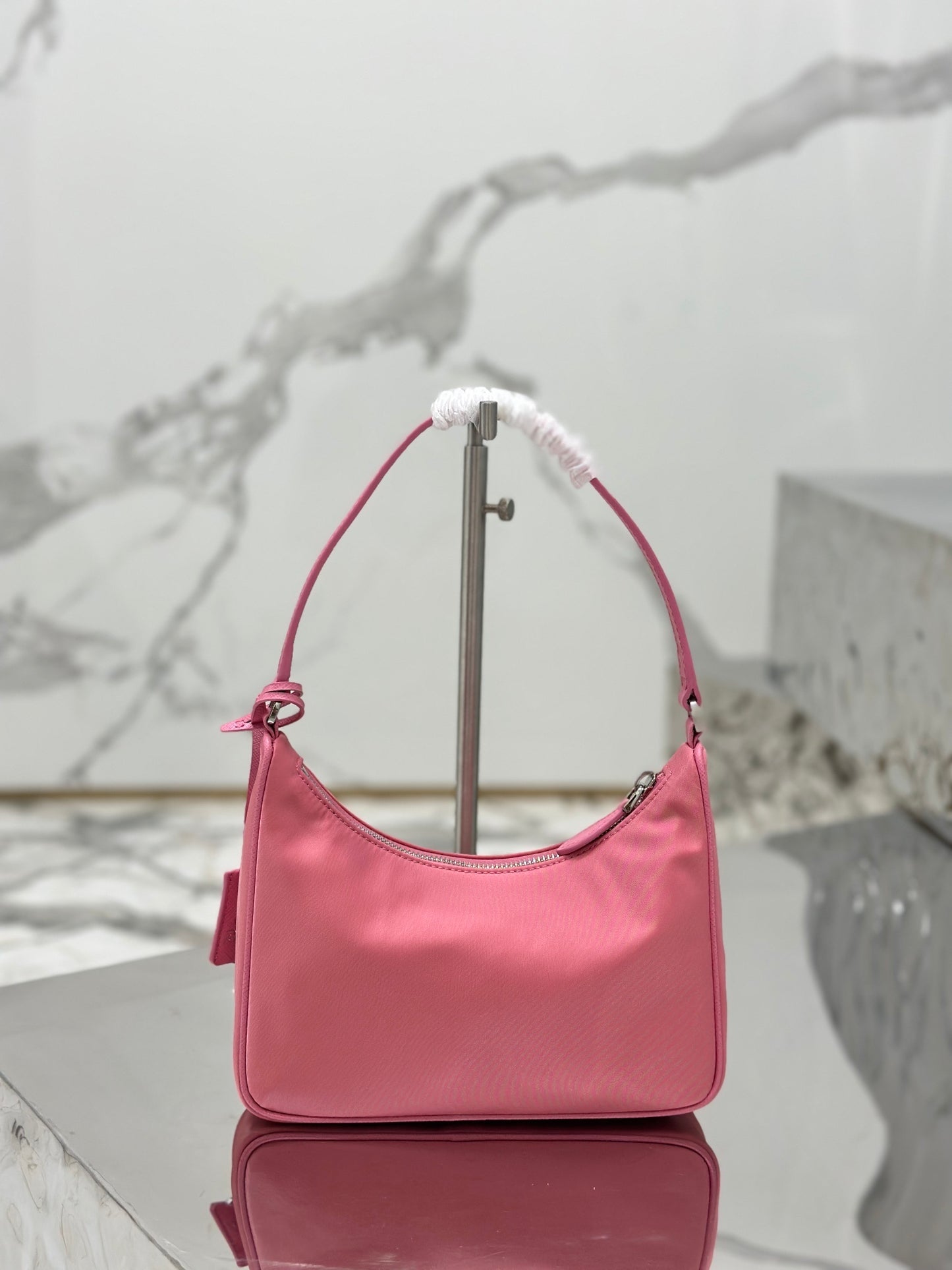 Prada Re-Edition 2005 Re-Nylon Shoulder Bag – Pink