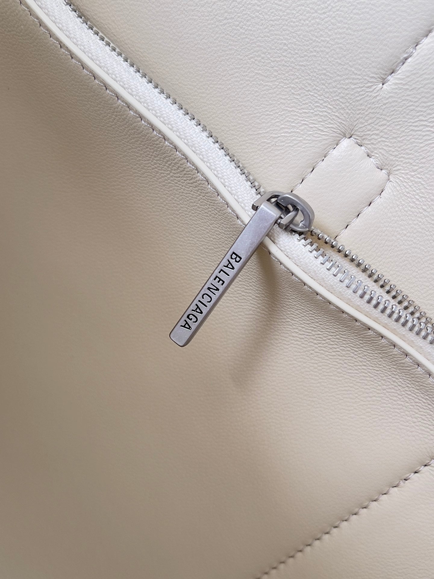 Balenciaga Bel Air Carry All Calfskin Silver Hardware