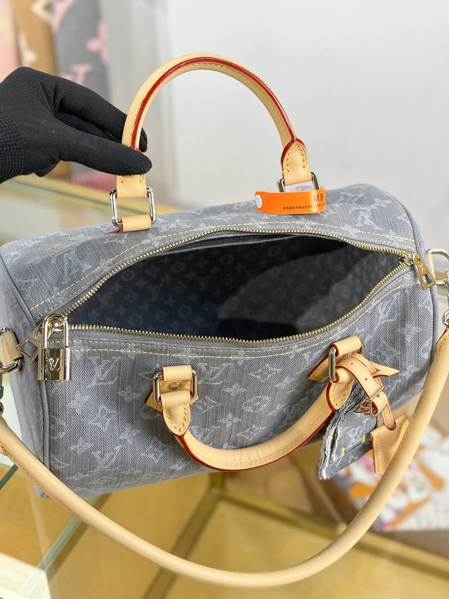 Louis Vuitton Speedy Soft 30 in Monogram Denim