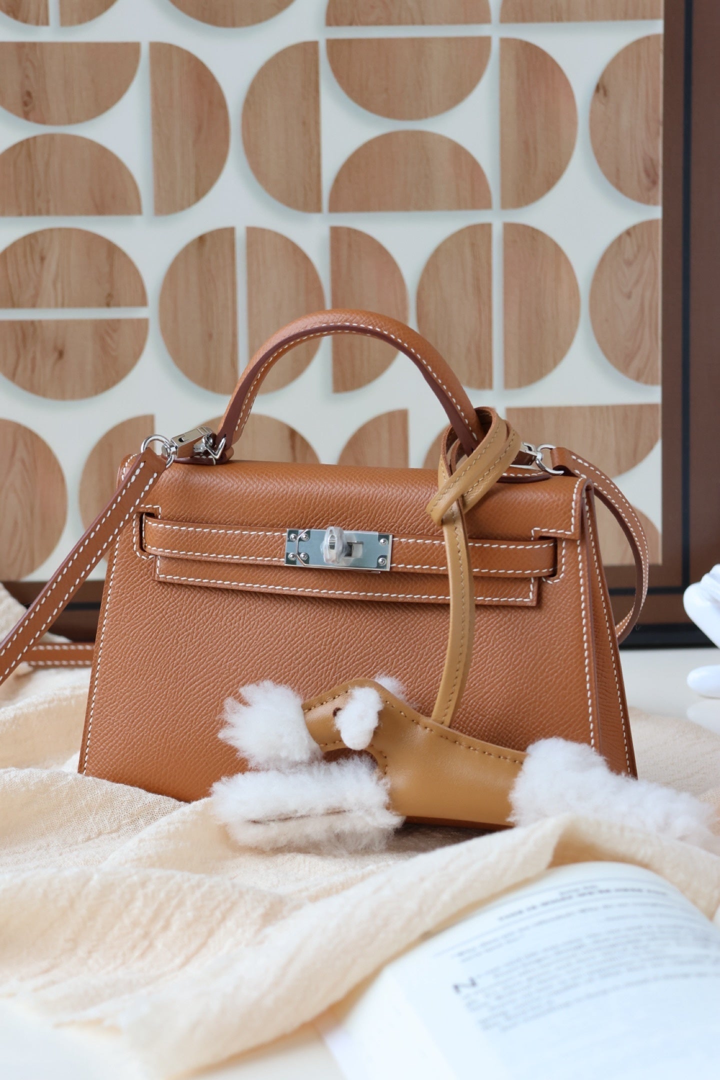 Hermès Mini Kelly II 20 Gold Epsom Leather