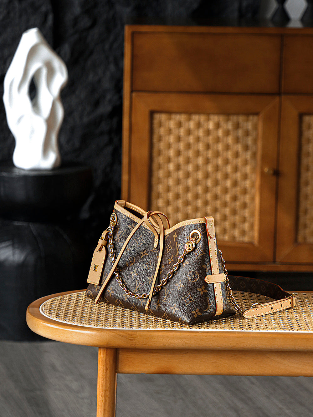 Louis Vuitton CarryAll BB Bag in Monogram Canvas