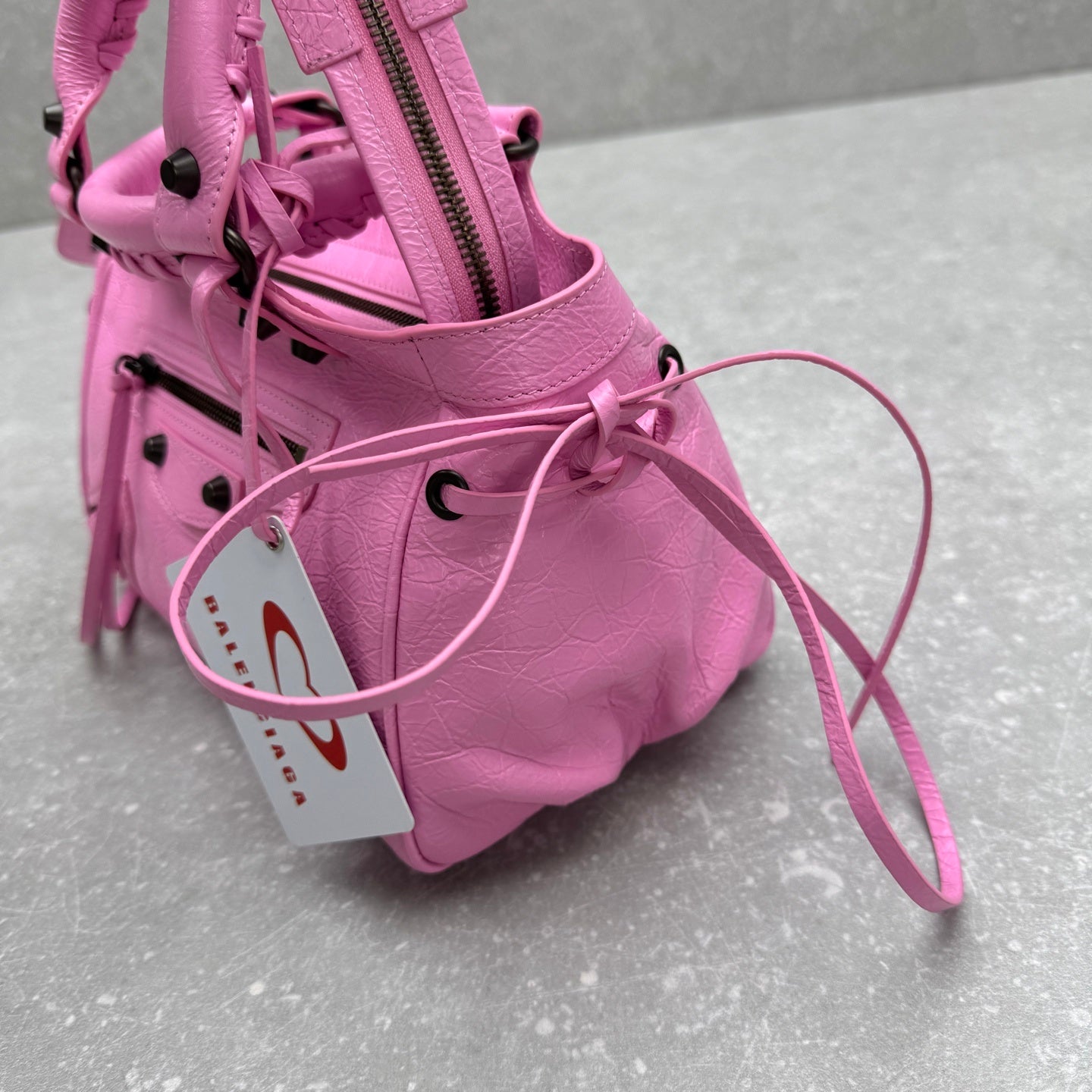Balenciaga Le City Bubbly Pink Arena Lambskin