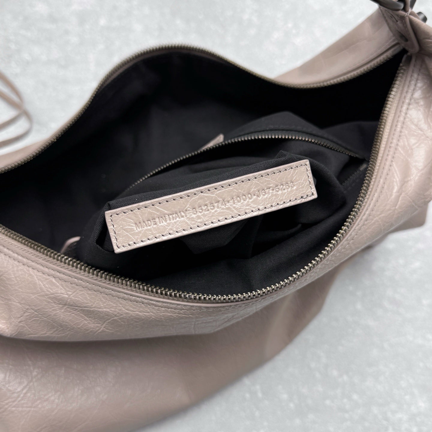 Balenciaga Le City Hobo Arena Lambskin Studded Bag