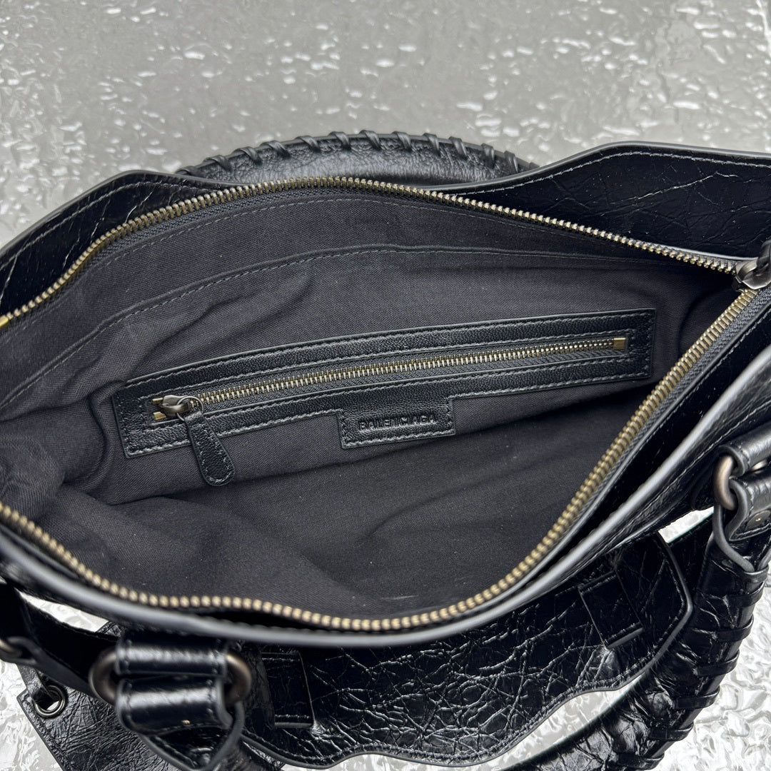 Balenciaga Le City First Black Arena Lambskin