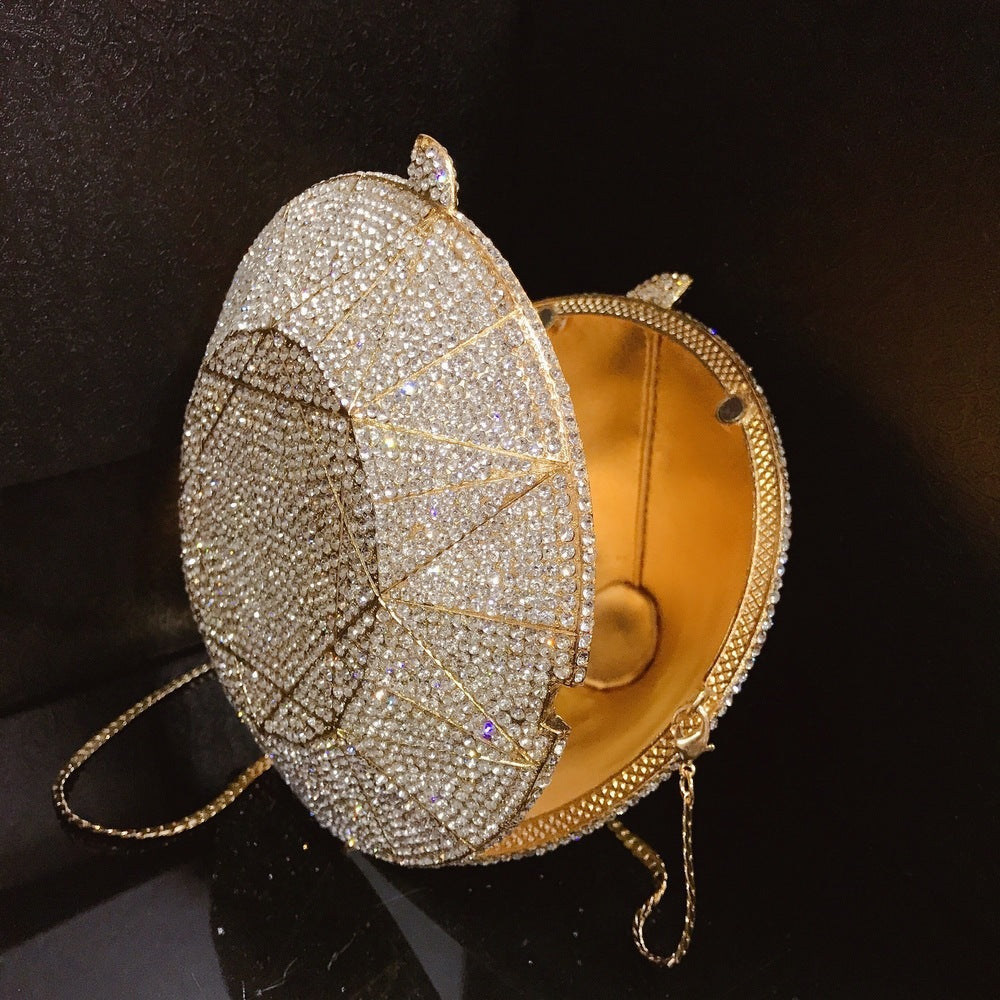 Three-Dimensional Diamond Pattern Handbag Stylish Women’s Fashion Bag