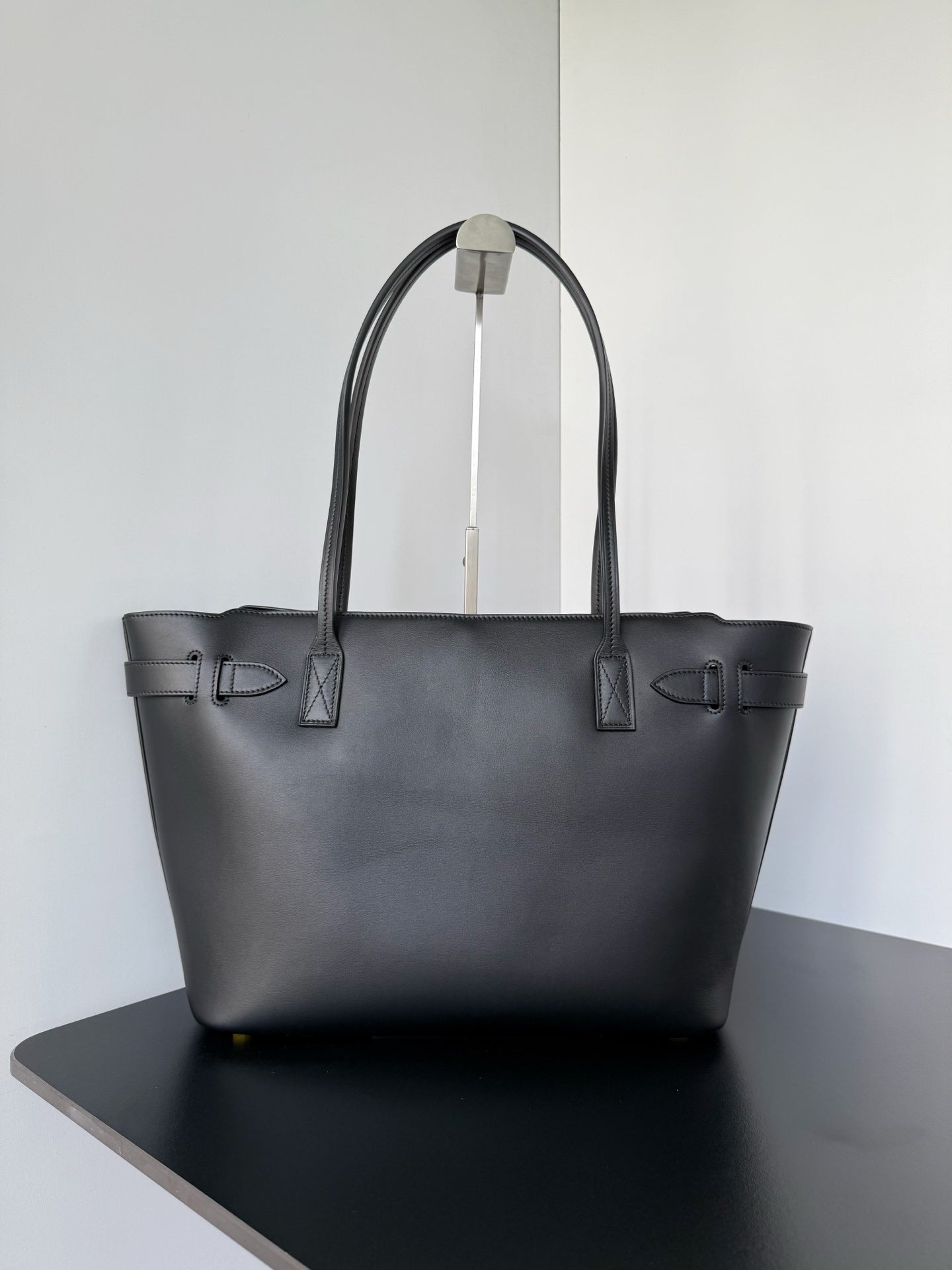 Balenciaga Bel Air Tote Black Leather Gold Hardware