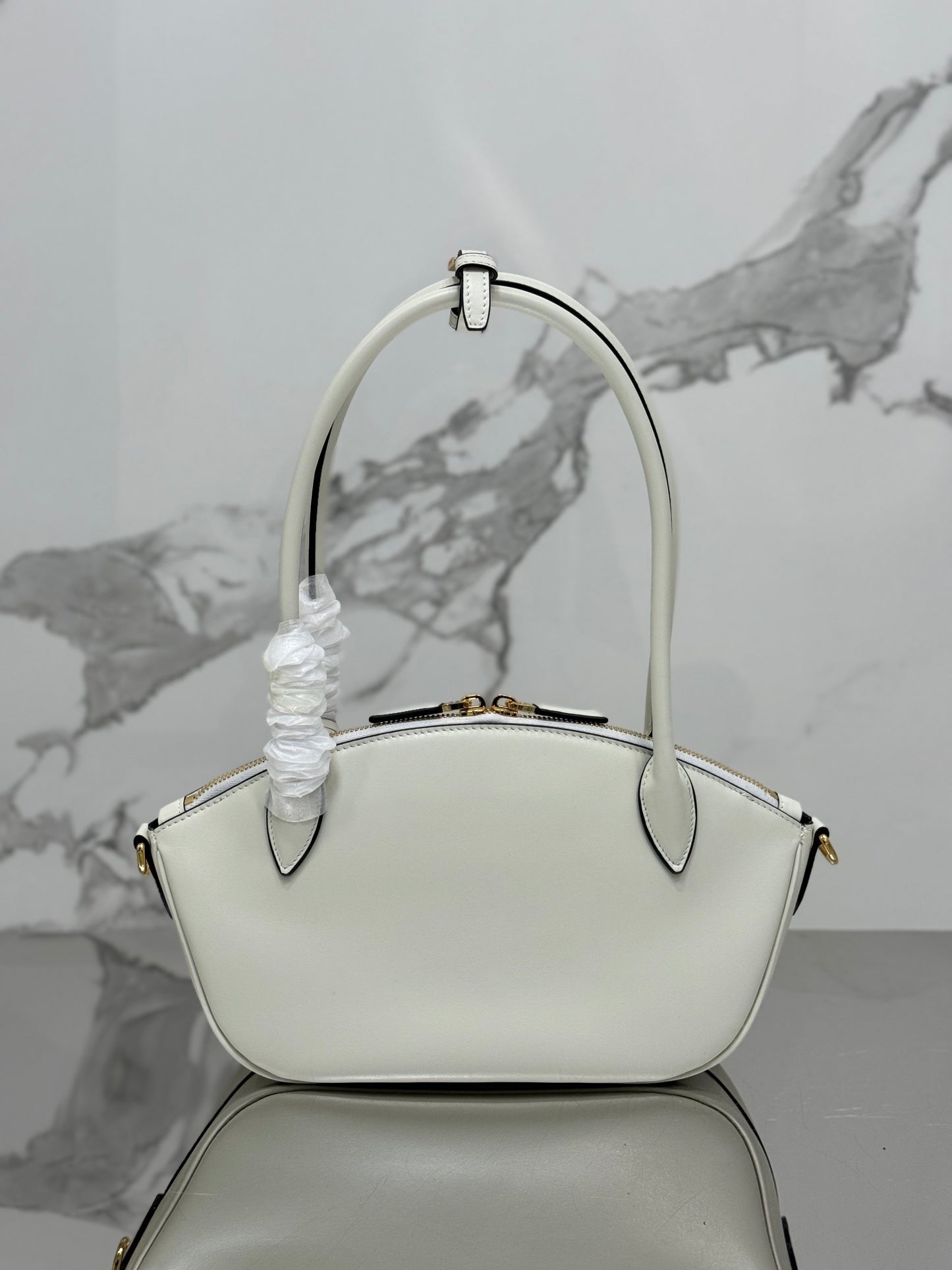 Prada Triangle City Calf Small Shoulder Bag