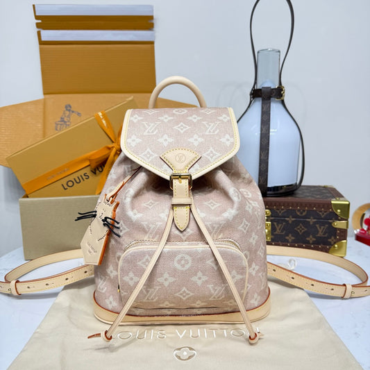 Louis Vuitton Montsouris PM Monogram Canvas Handbag Luxury Designer Bag