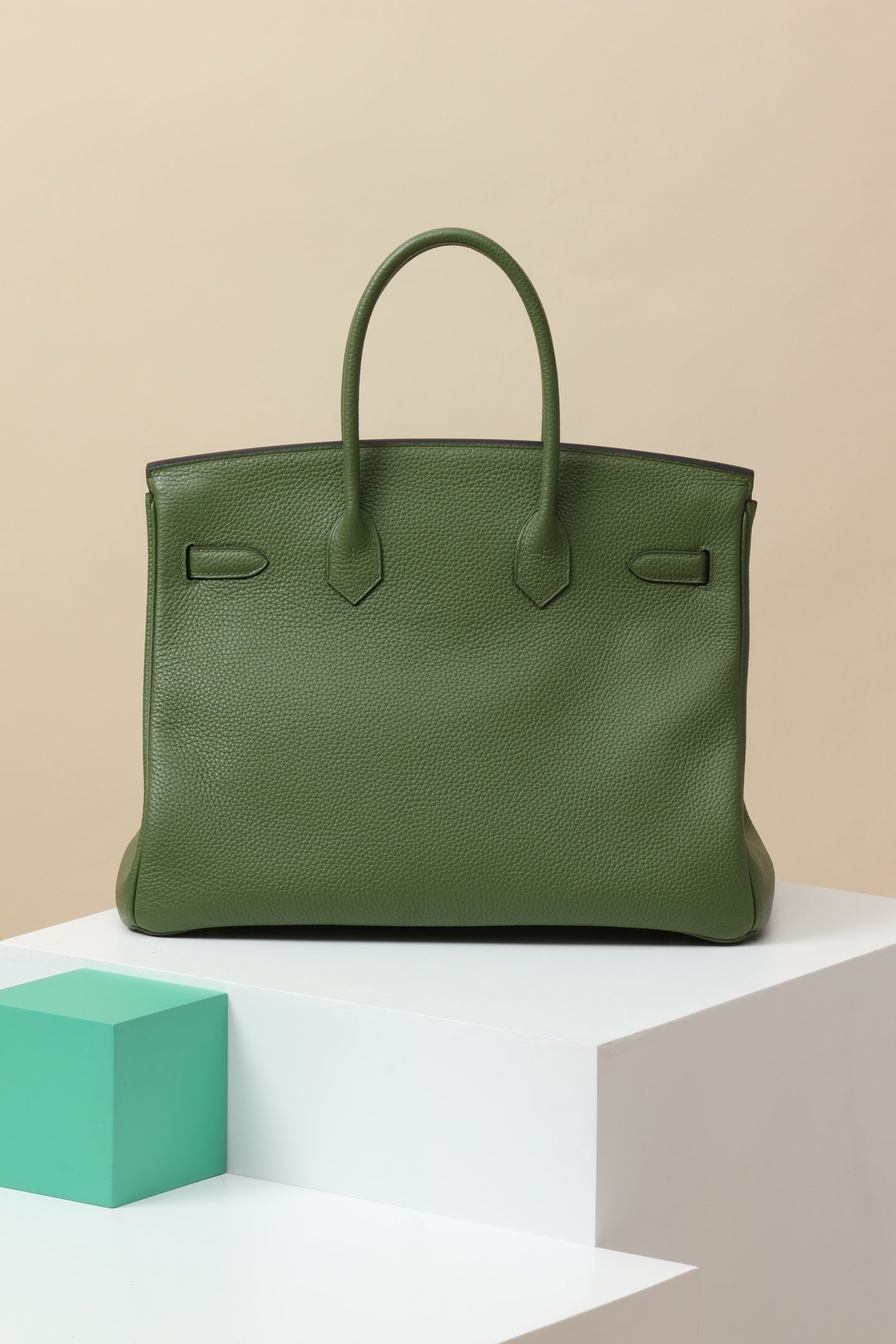 Hermès Birkin 35 Green – Classic Luxury Designer Handbag
