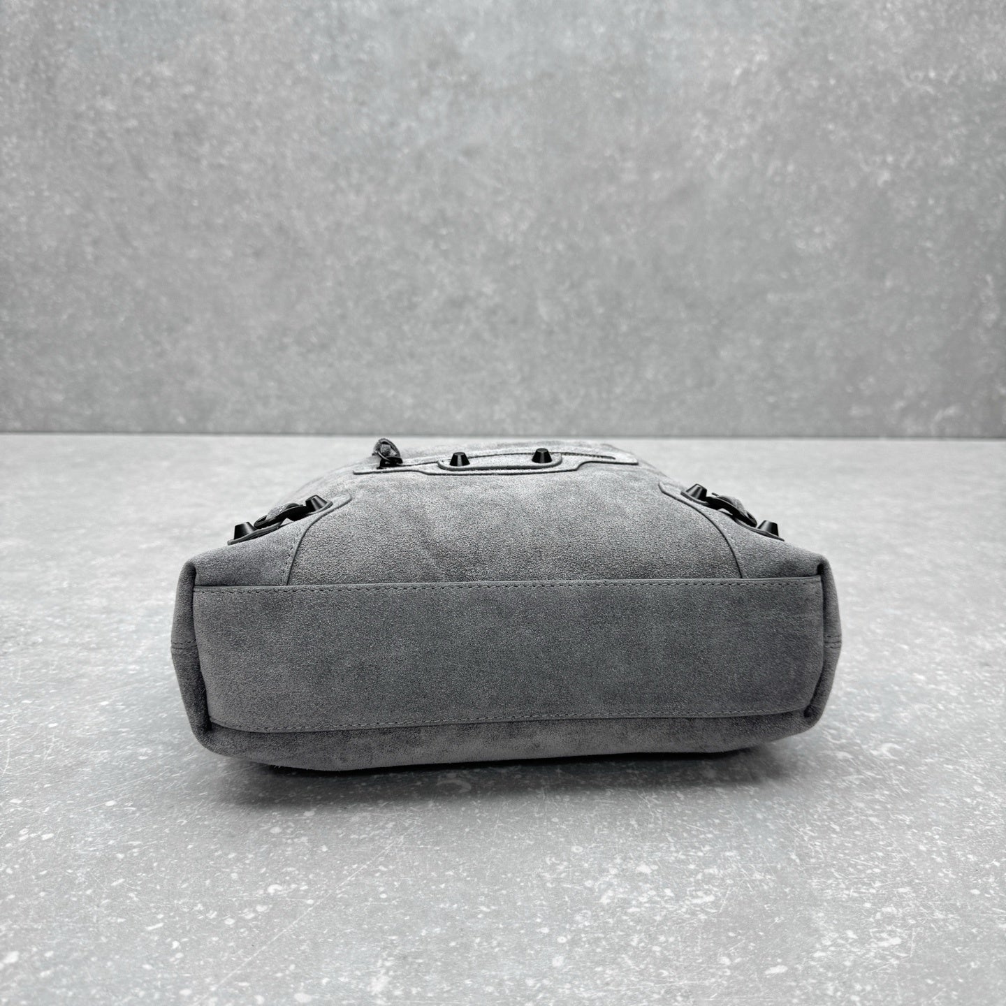 Balenciaga Le City Hobo Storm Grey Suede Bag