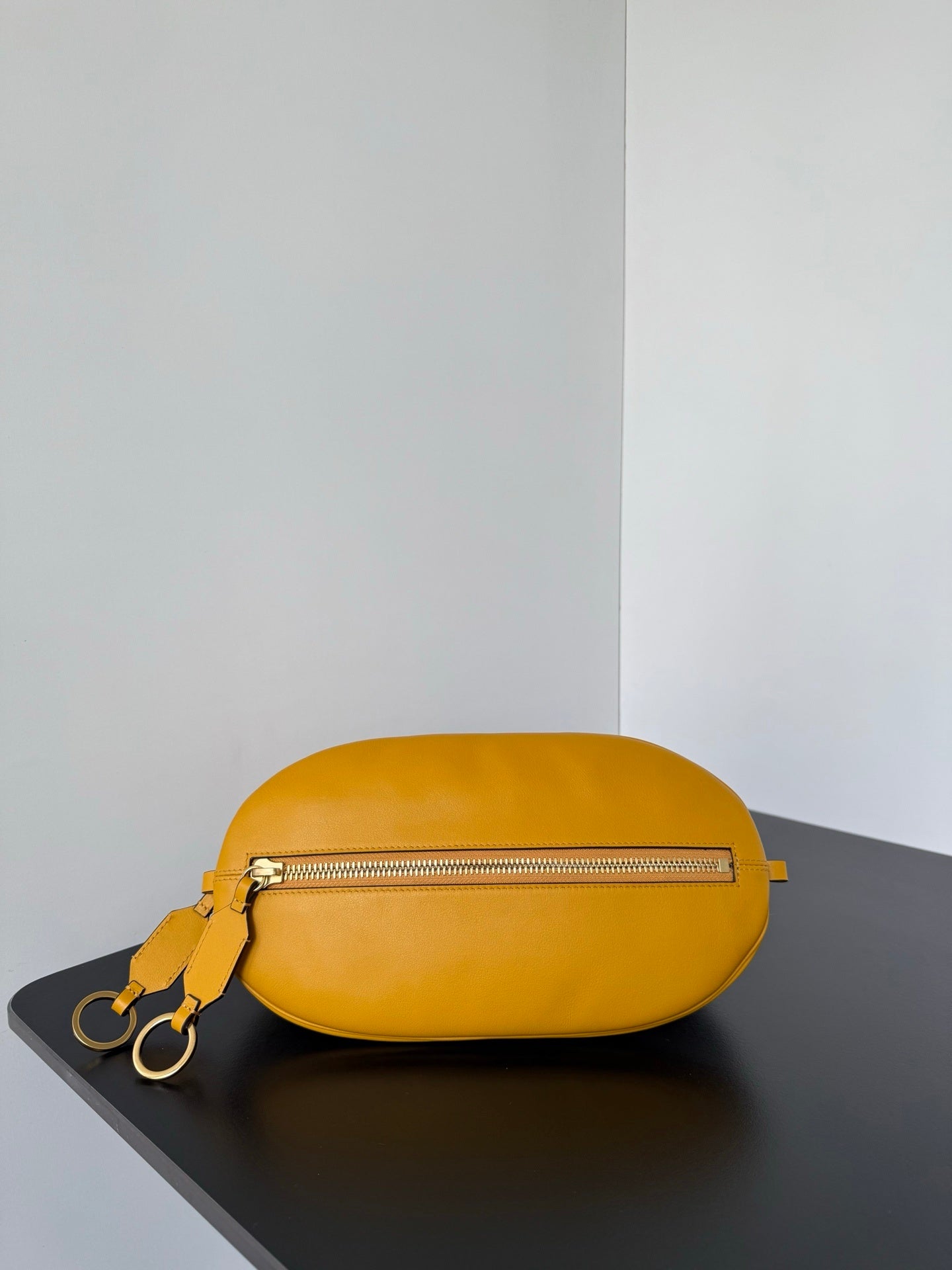 Balenciaga Bolero Mini Bowling Bag Curry